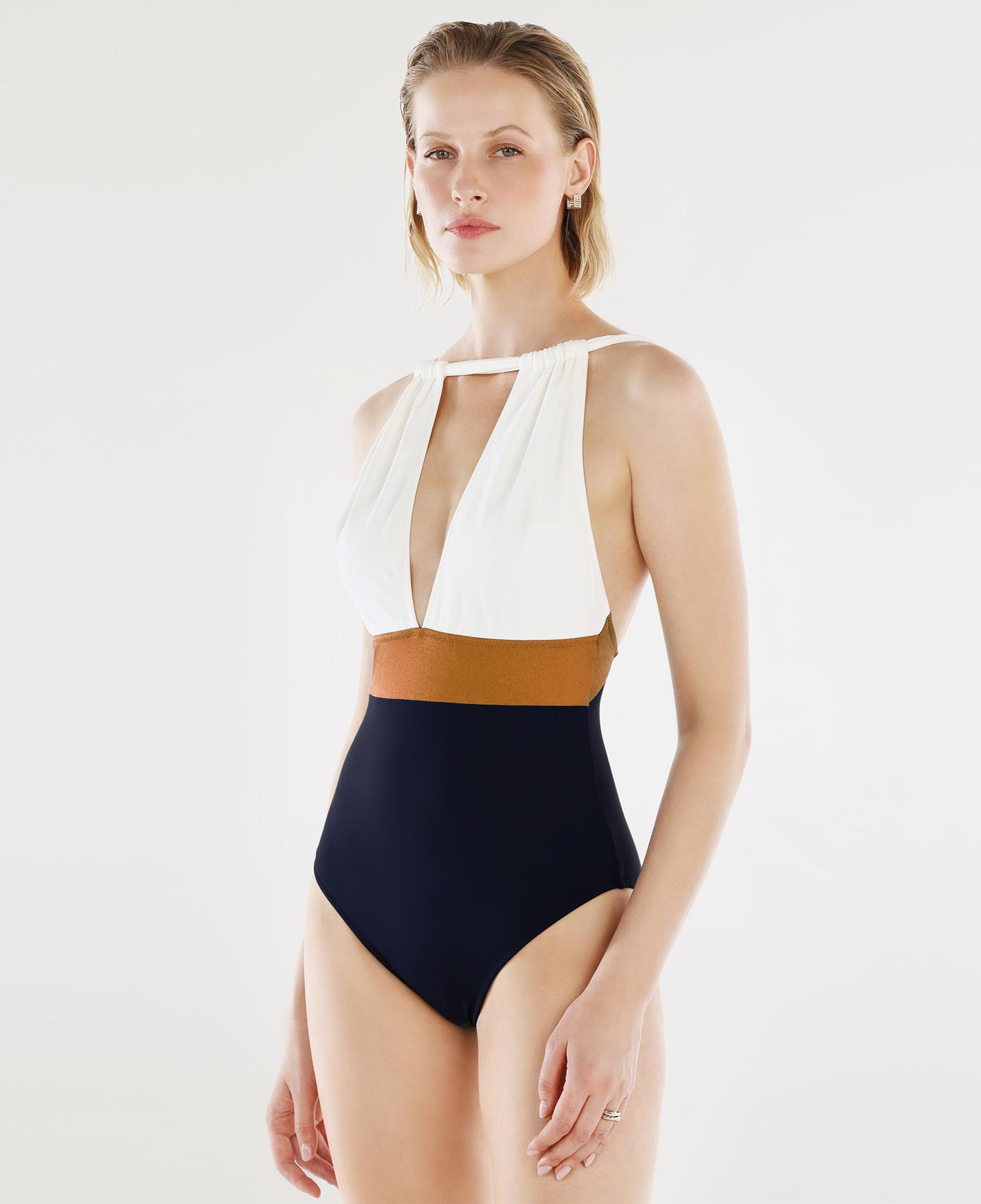 YARGICI Dekolteli Halter Yaka Mayo