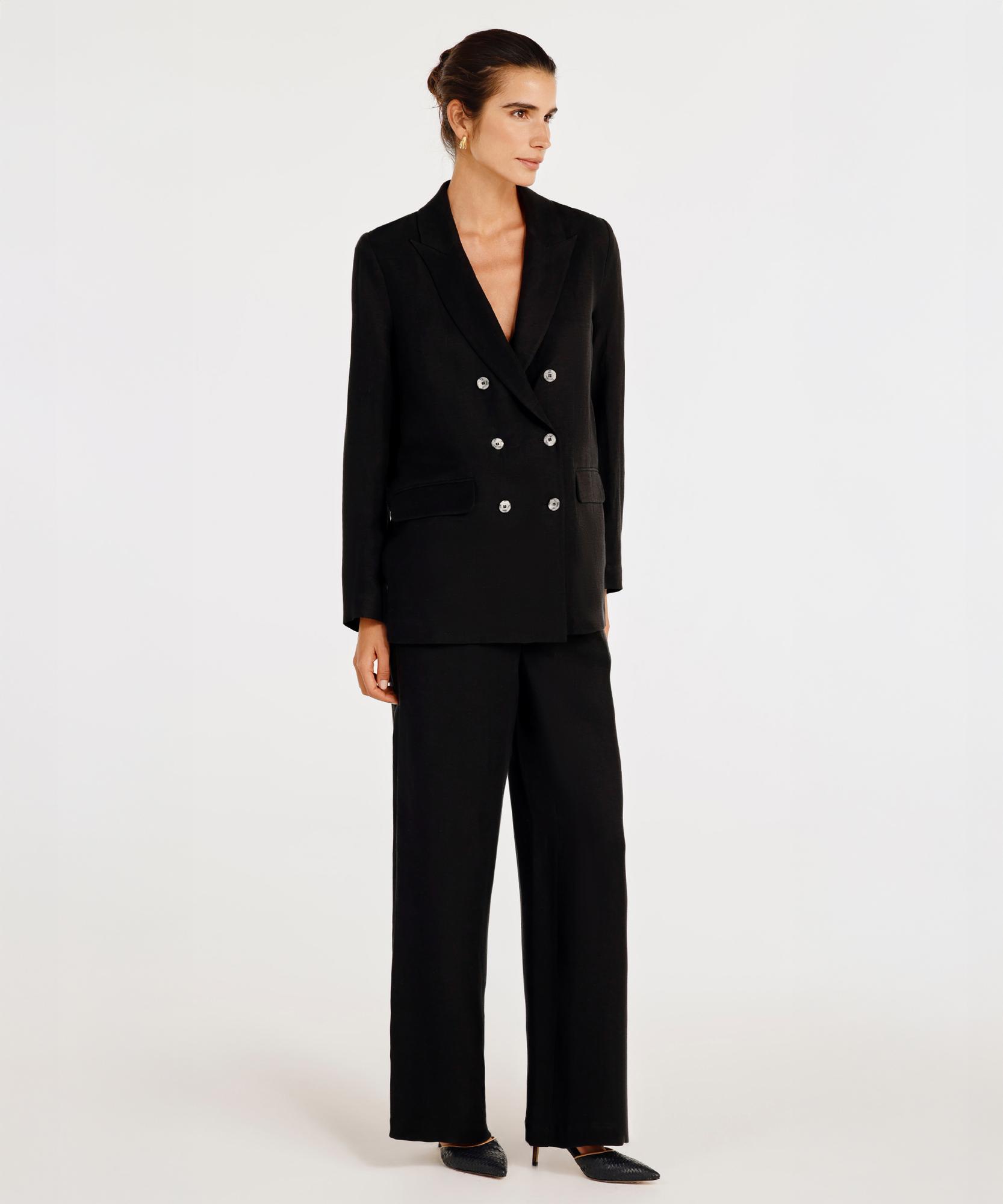 YARGICI Kruvaze Kapama Kırlangıç Yaka Ceket