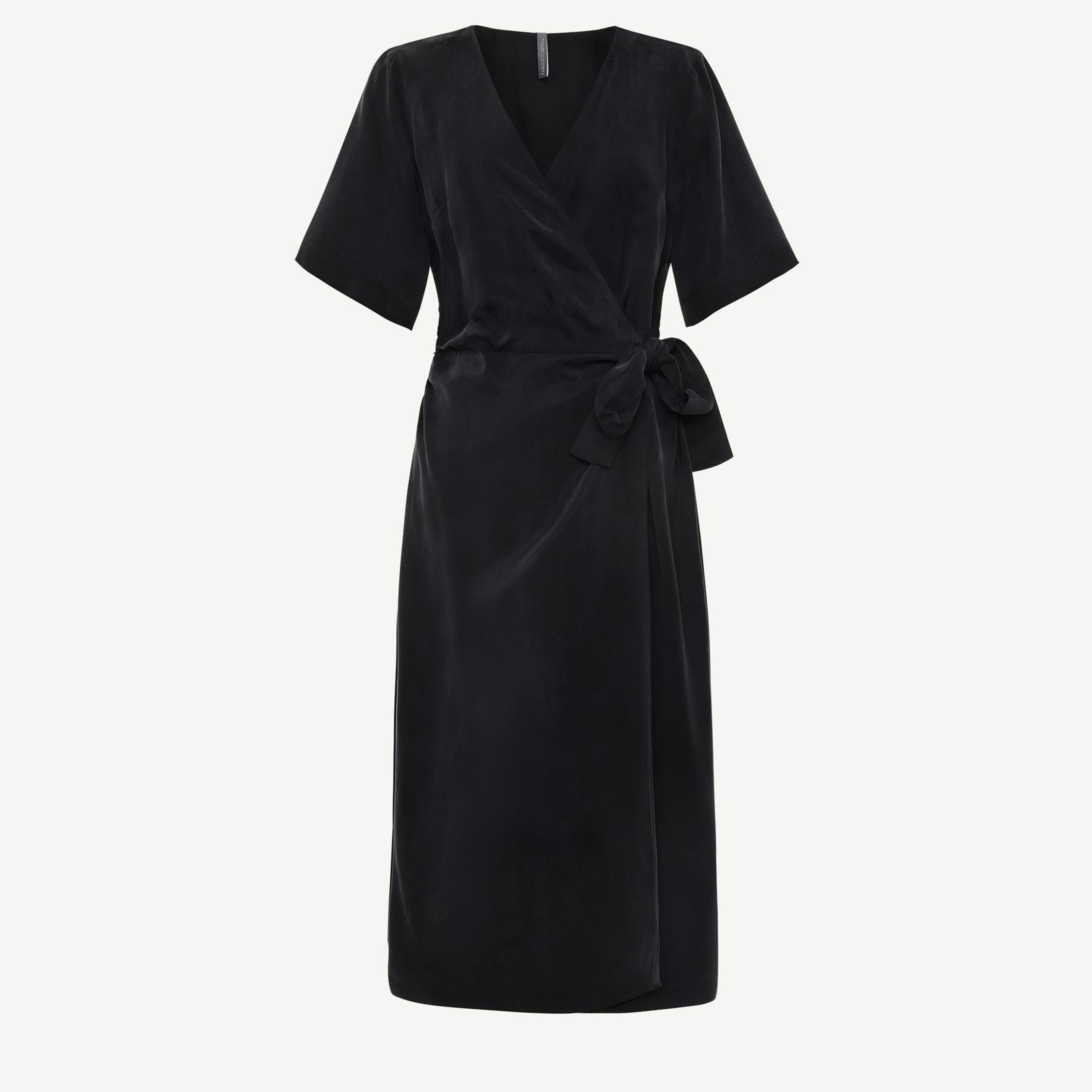 YARGICI Kruvaze Kapama Midi Boy Elbise