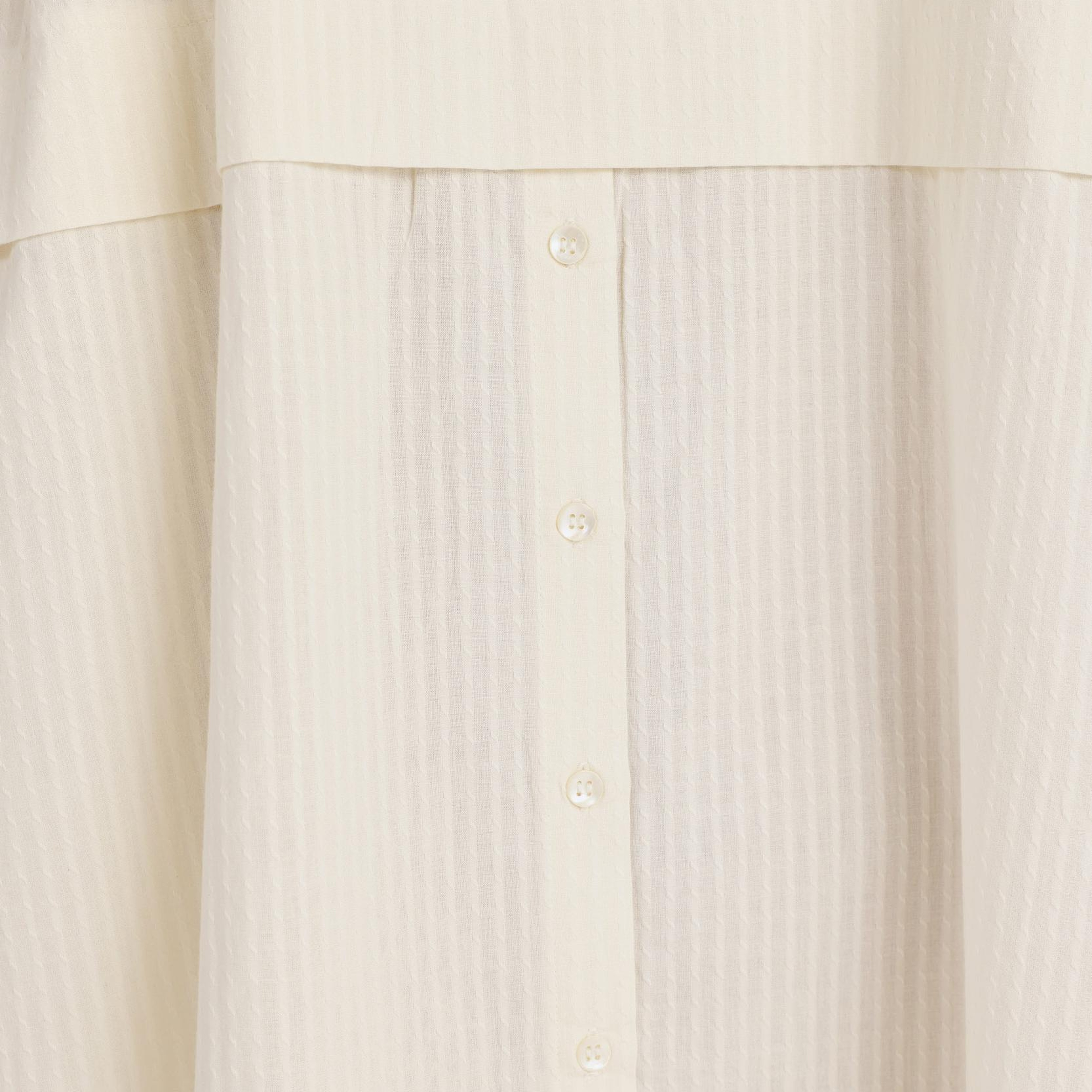 YARGICI Gömlek Yaka Elbise Arka Detaylı