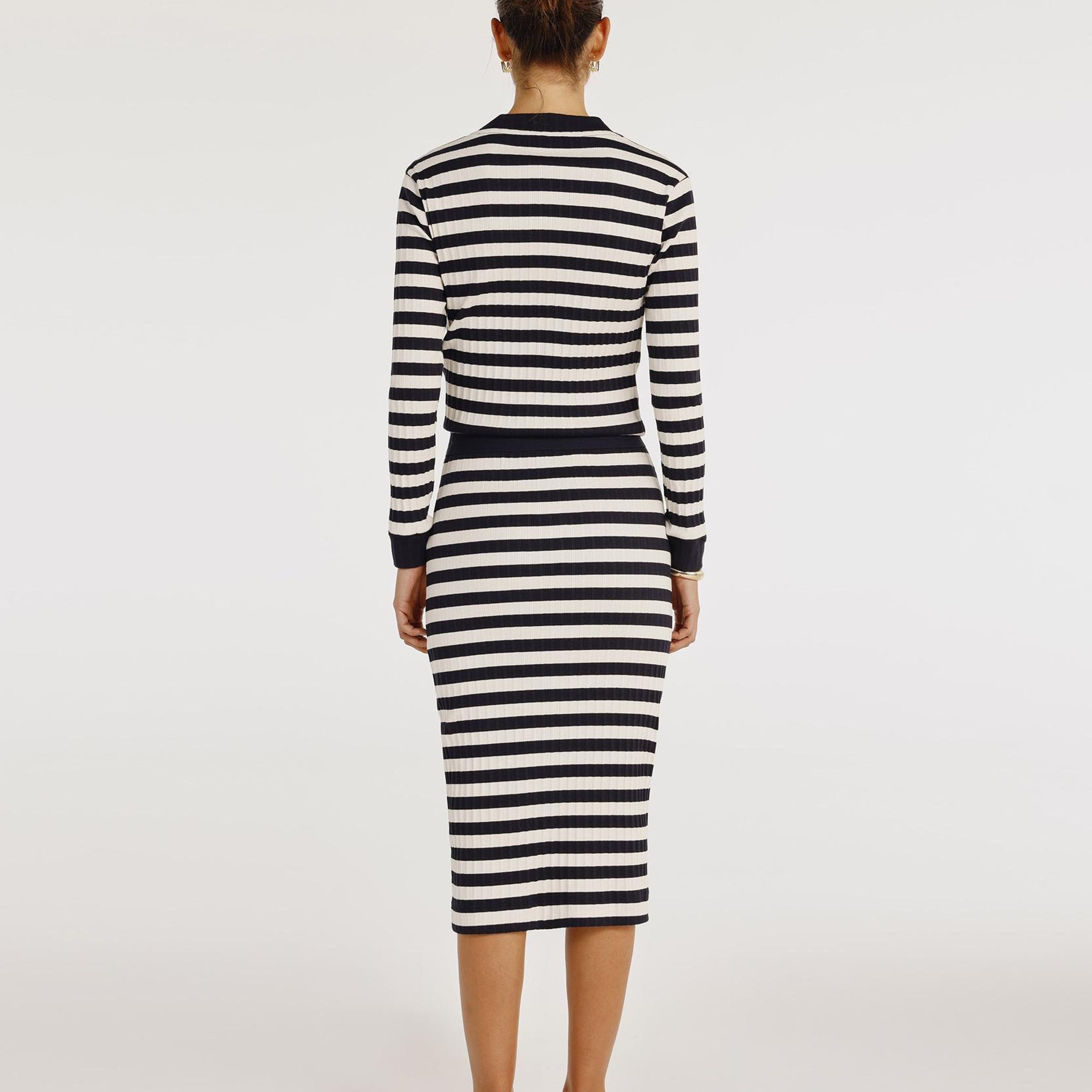 YARGICI Beli Lastikli Midi Boy Etek