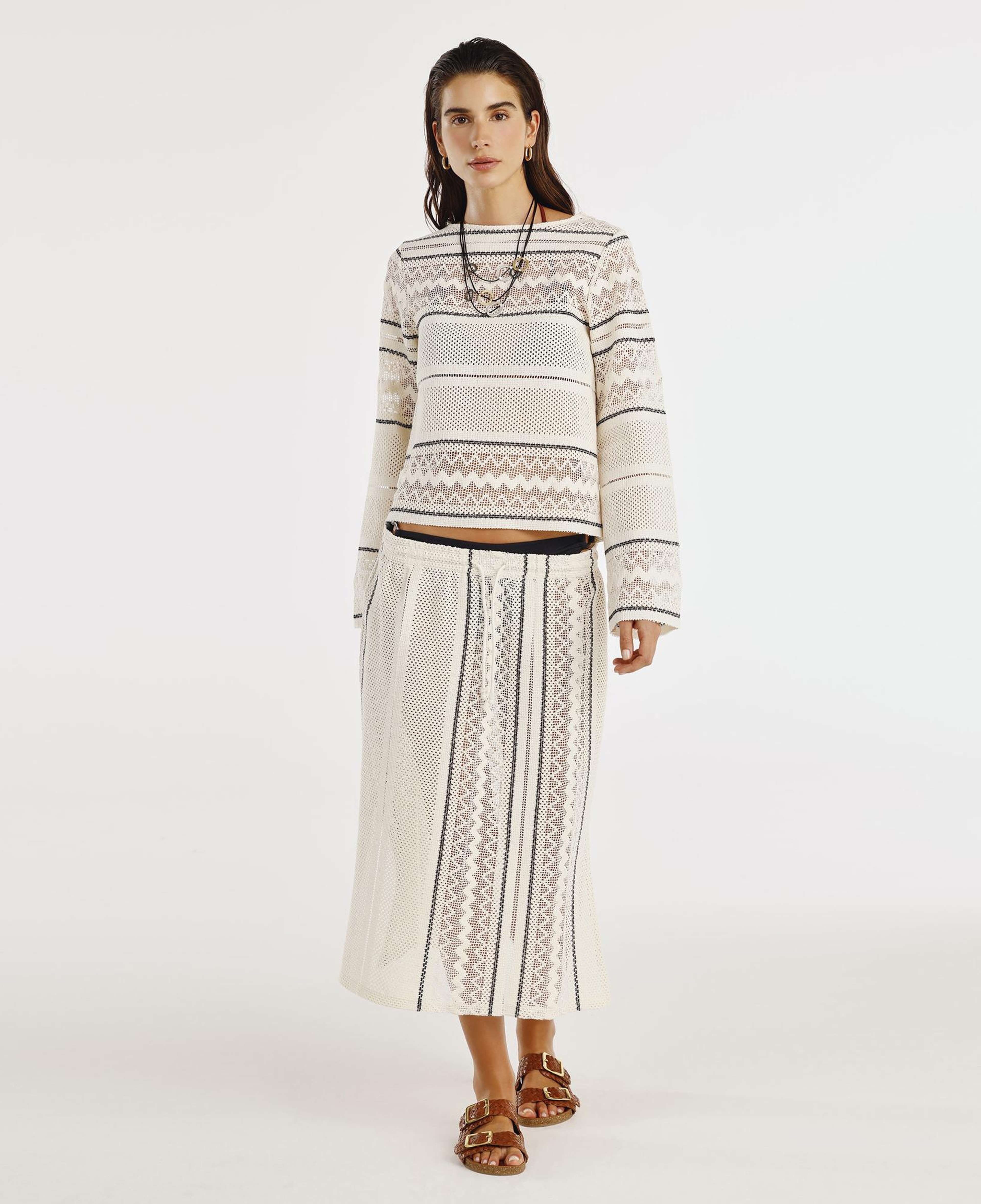 YARGICI Dizaltı Yırtmaçlı Kalem Etek