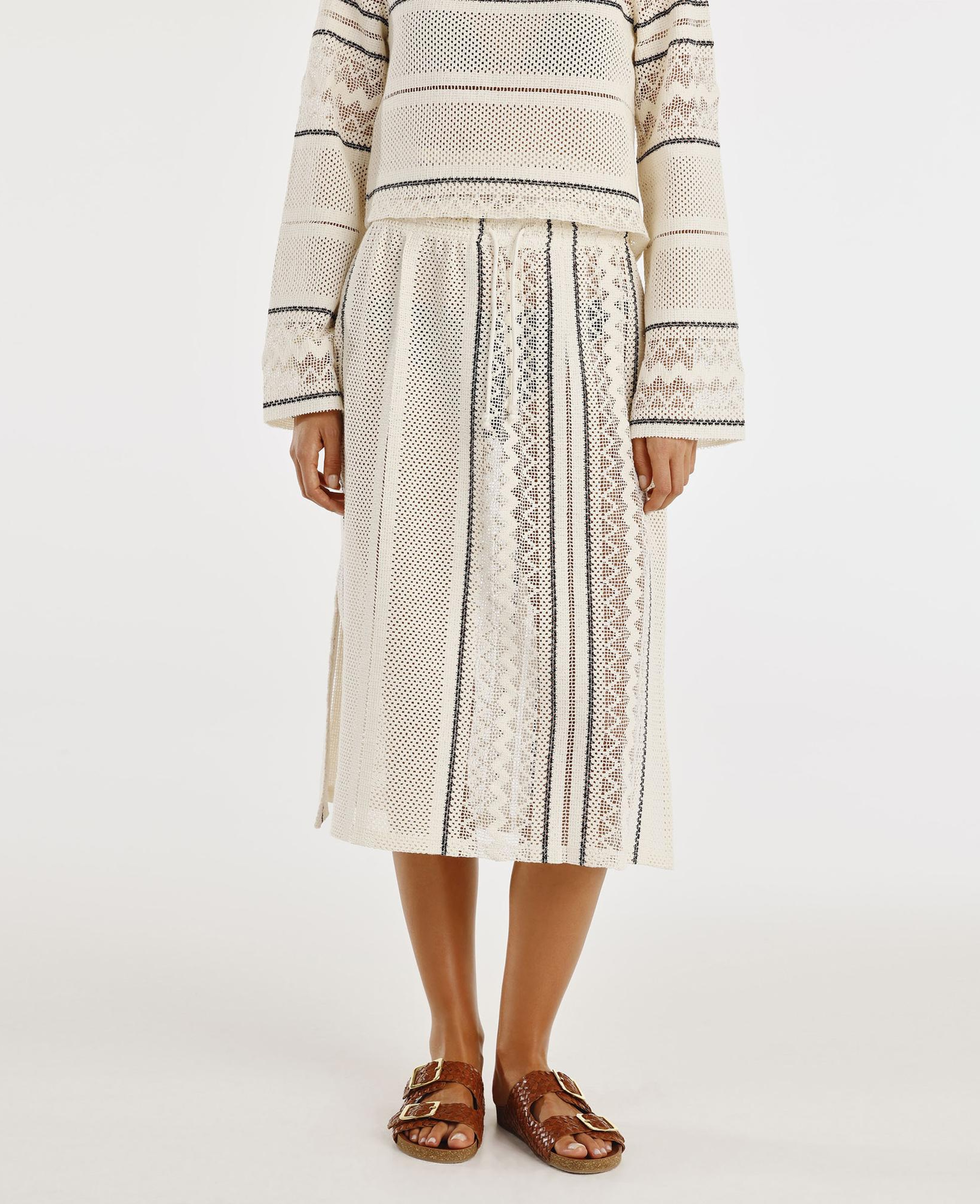 YARGICI Dizaltı Yırtmaçlı Kalem Etek