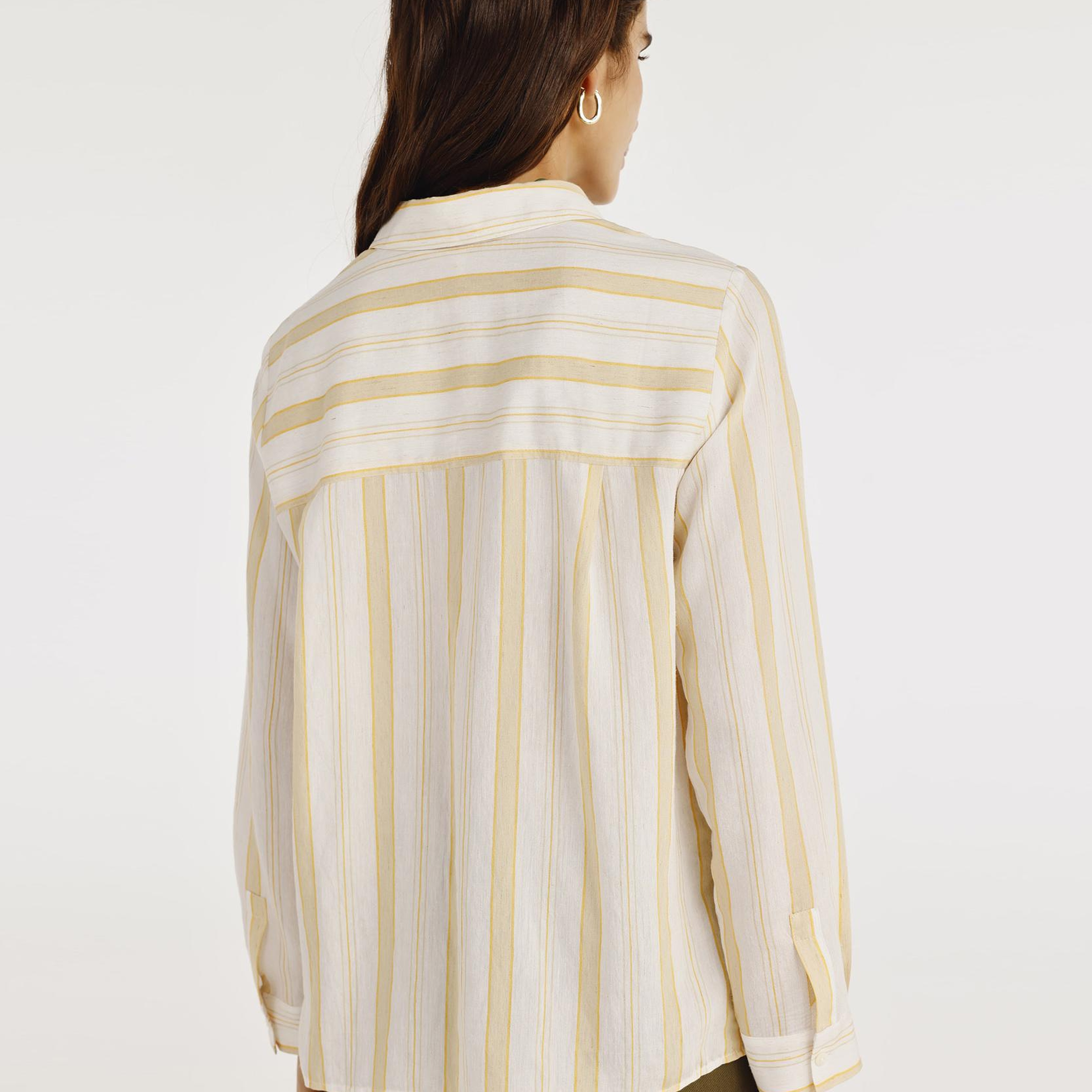 YARGICI Kırma Detaylı Gömlek