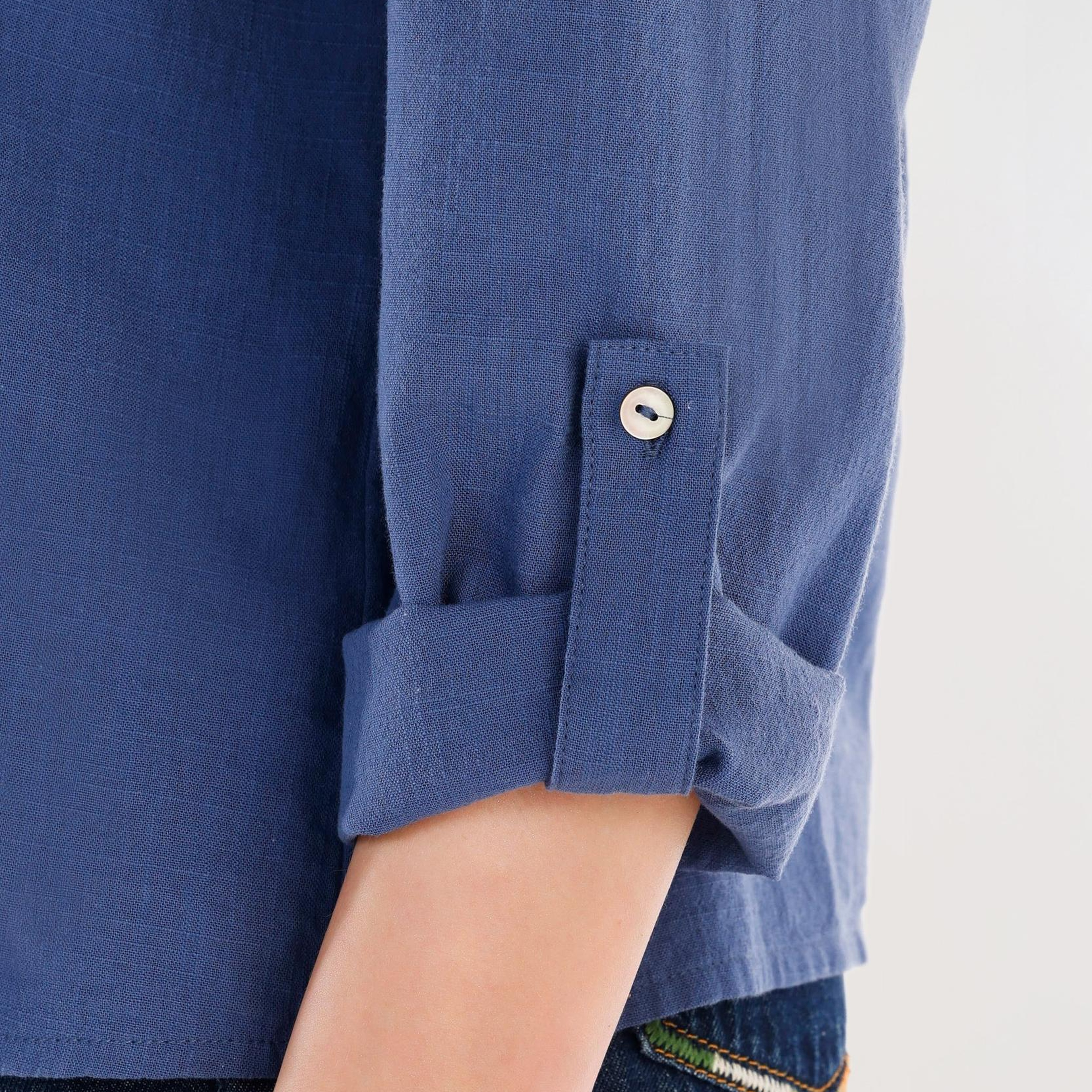 YARGICI Kolları Apoletli Gömlek