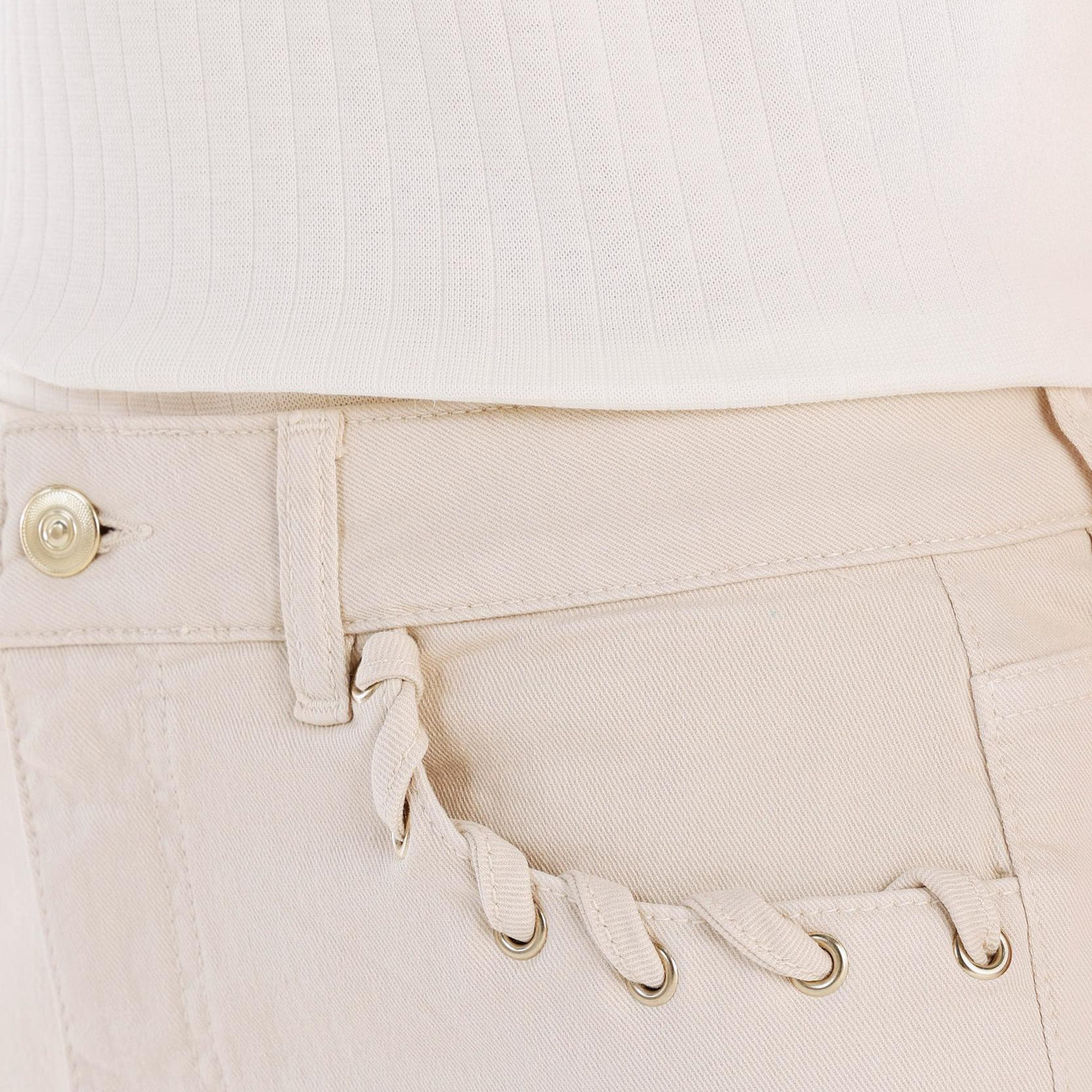 YARGICI Cep Detaylı Dar Kalıp Pantolon