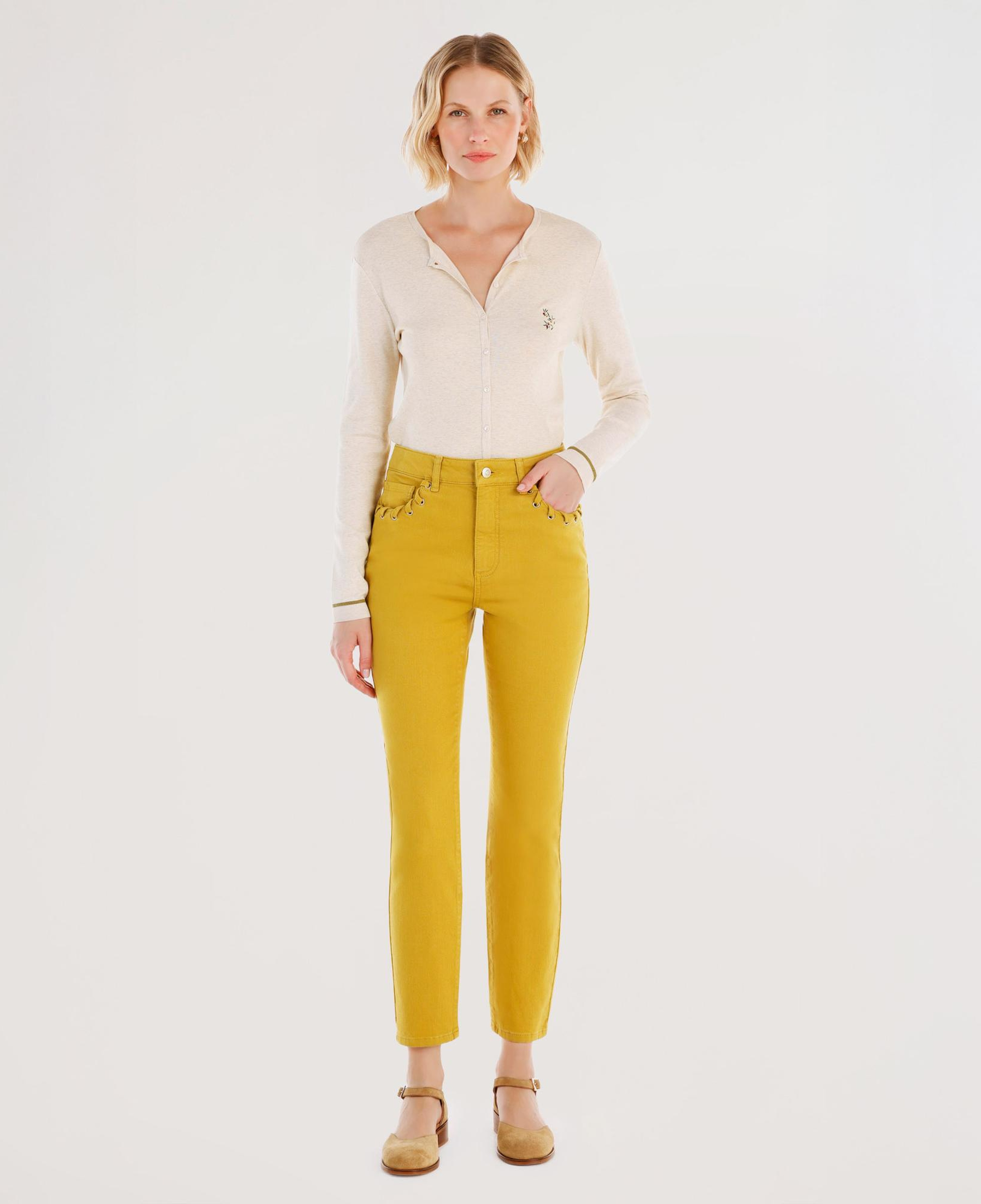 YARGICI Cep Detaylı Dar Kalıp Pantolon