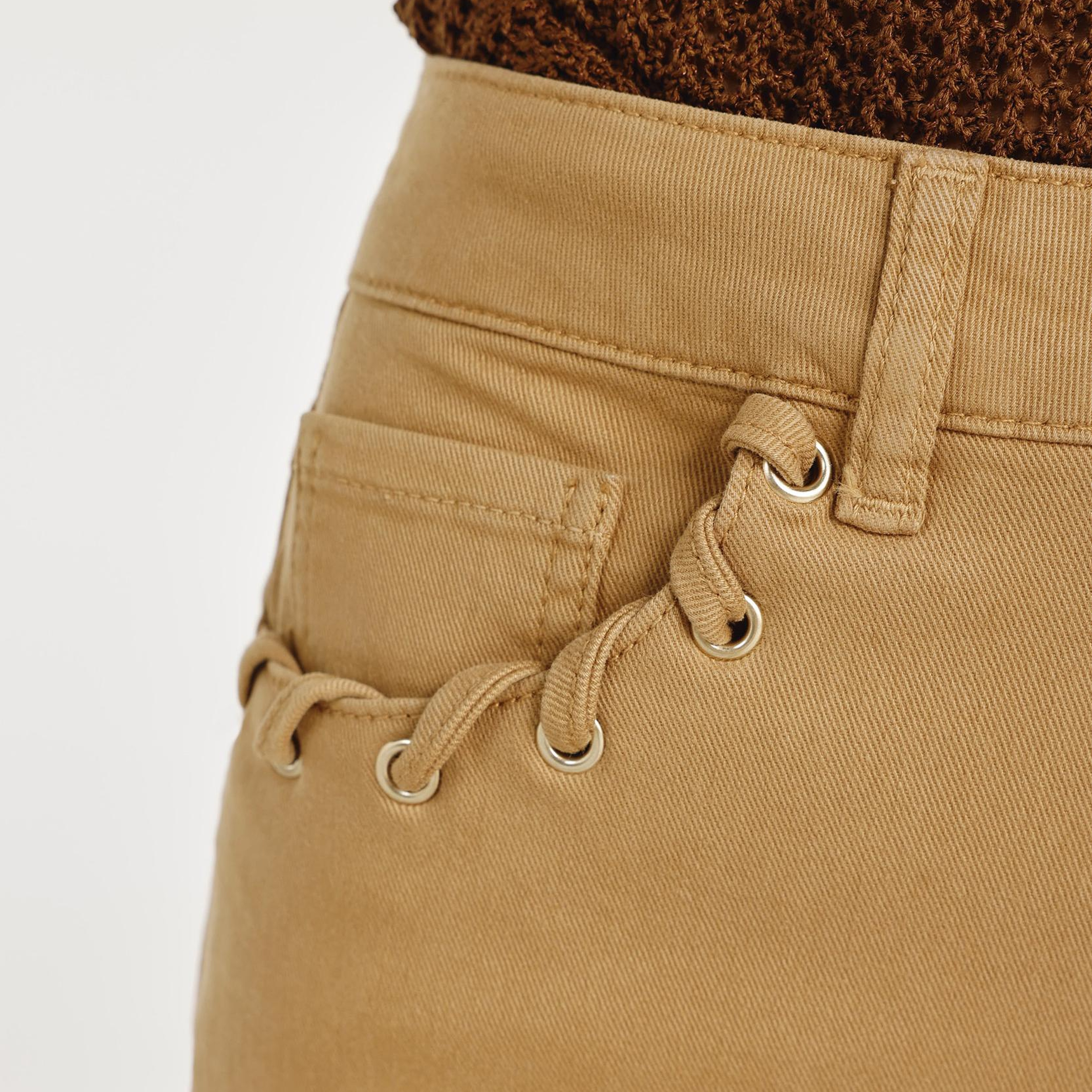 YARGICI Cep Detaylı Dar Kalıp Pantolon