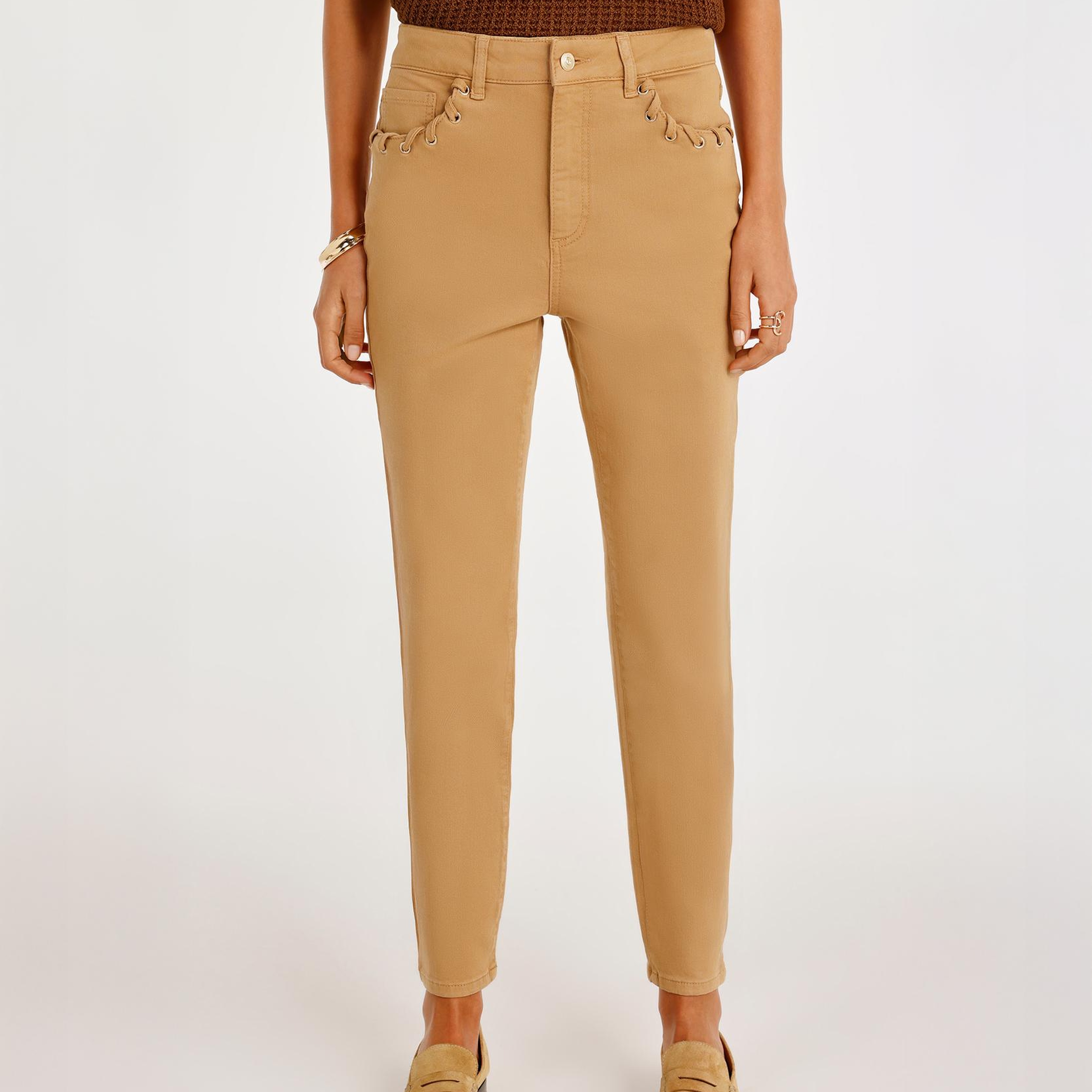 YARGICI Cep Detaylı Dar Kalıp Pantolon