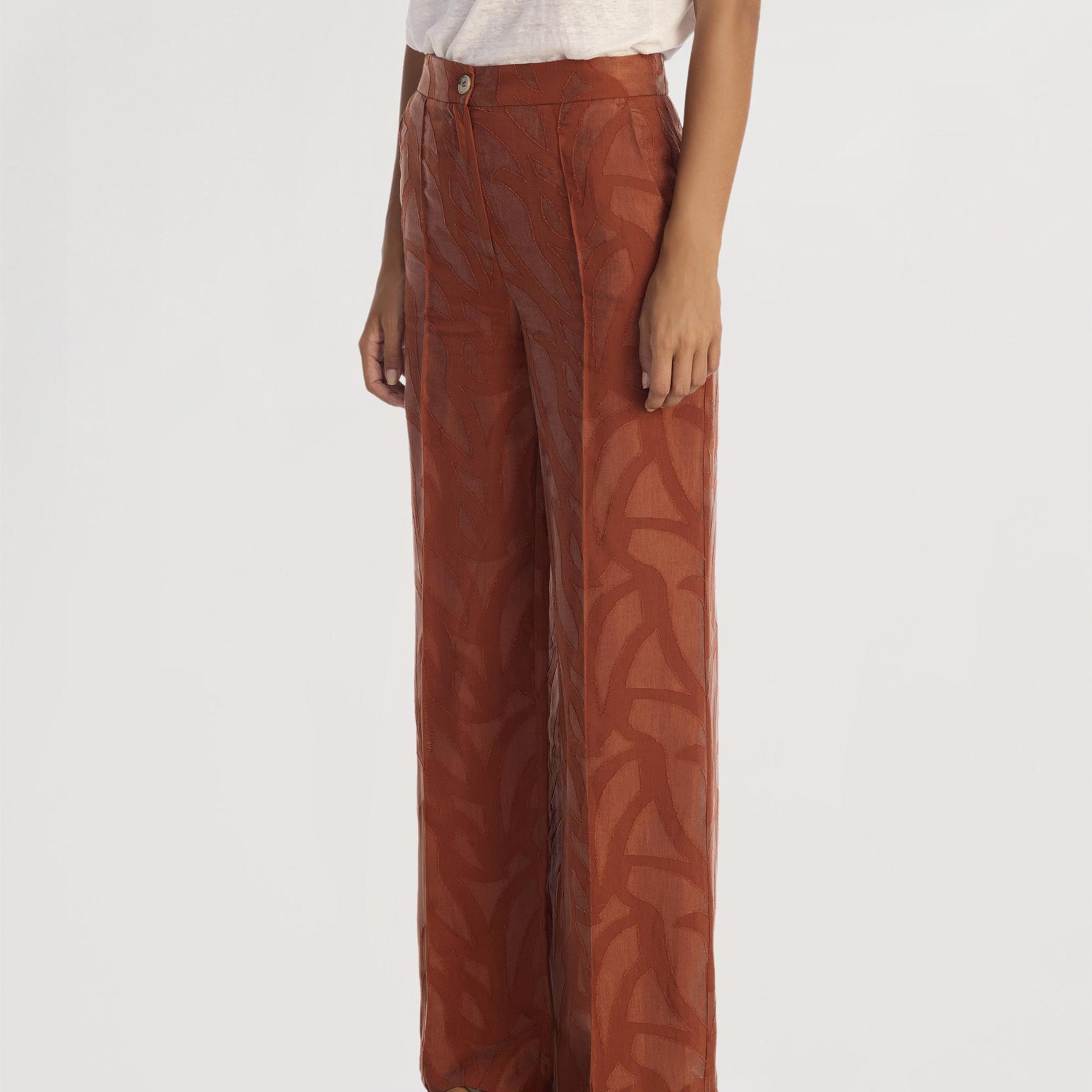 YARGICI Nervür Detaylı Pantolon