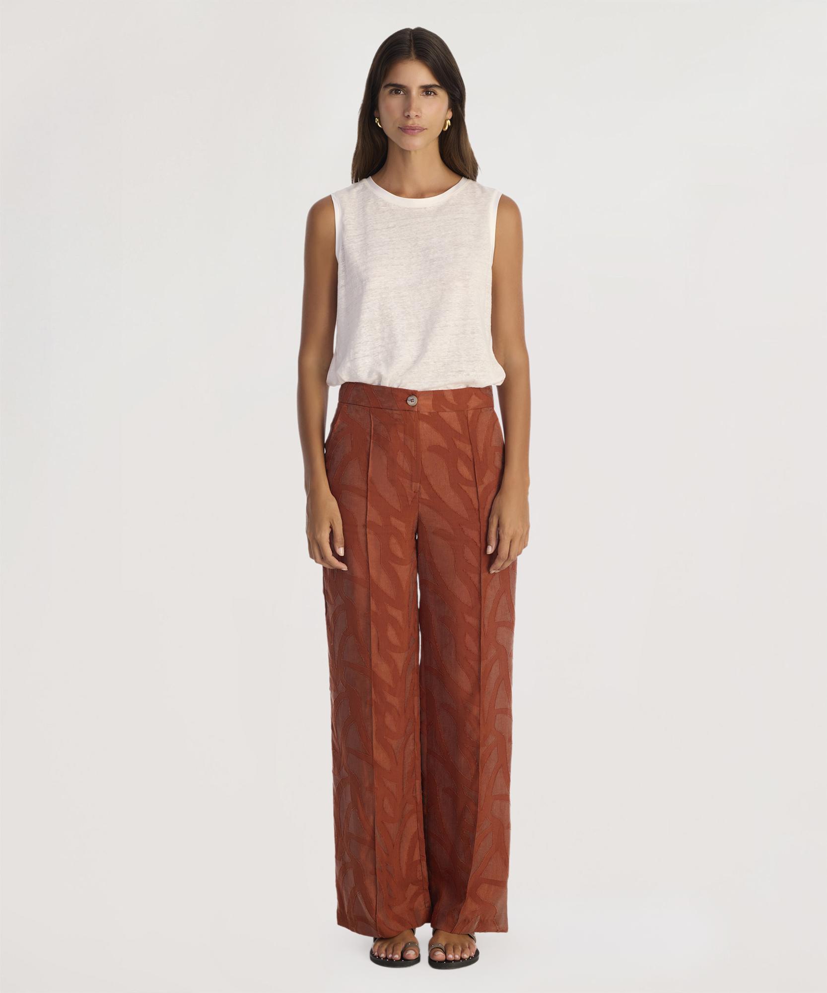 YARGICI Nervür Detaylı Pantolon