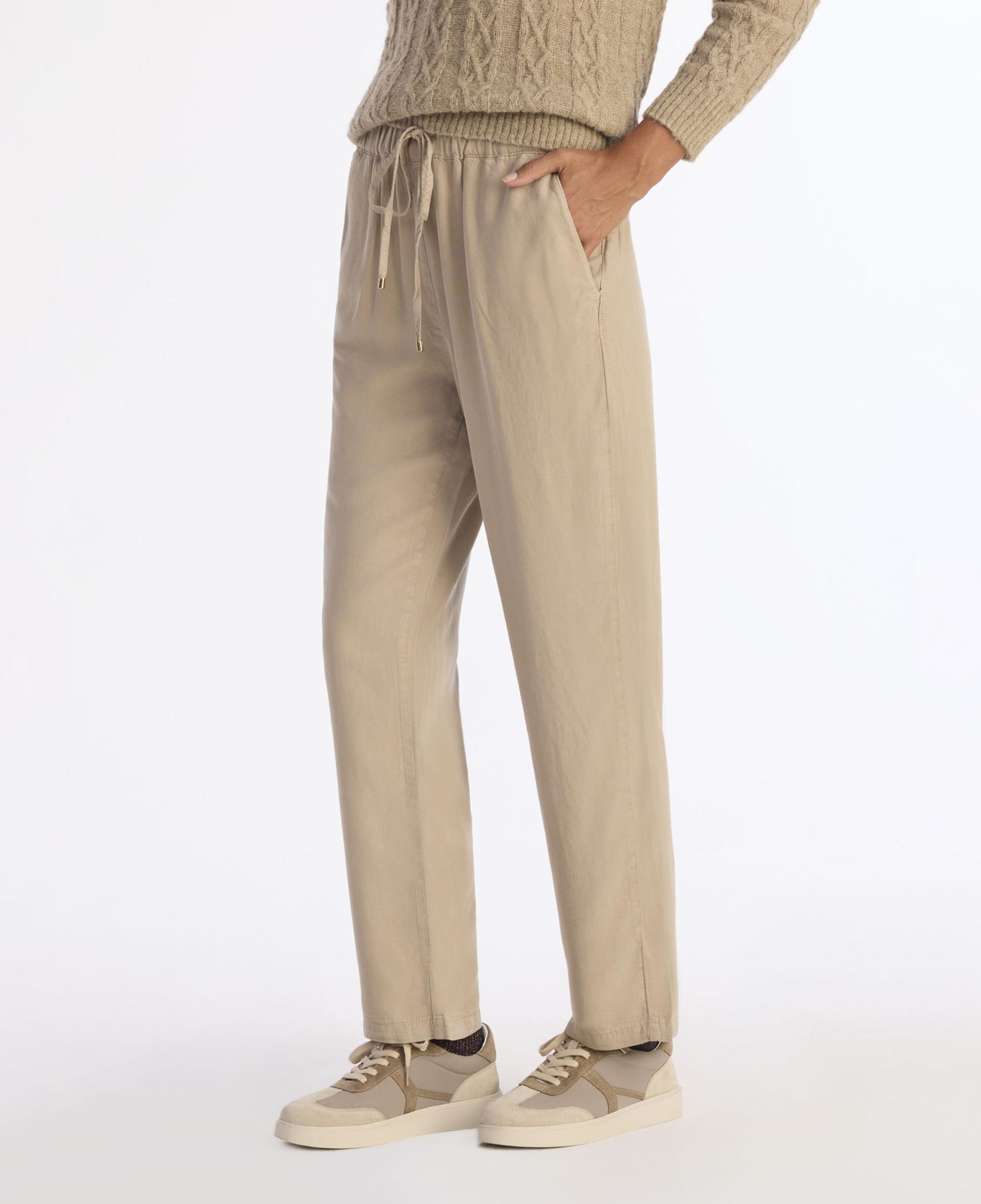 YARGICI Beli Lastikli Rahat Kesim Pantolon