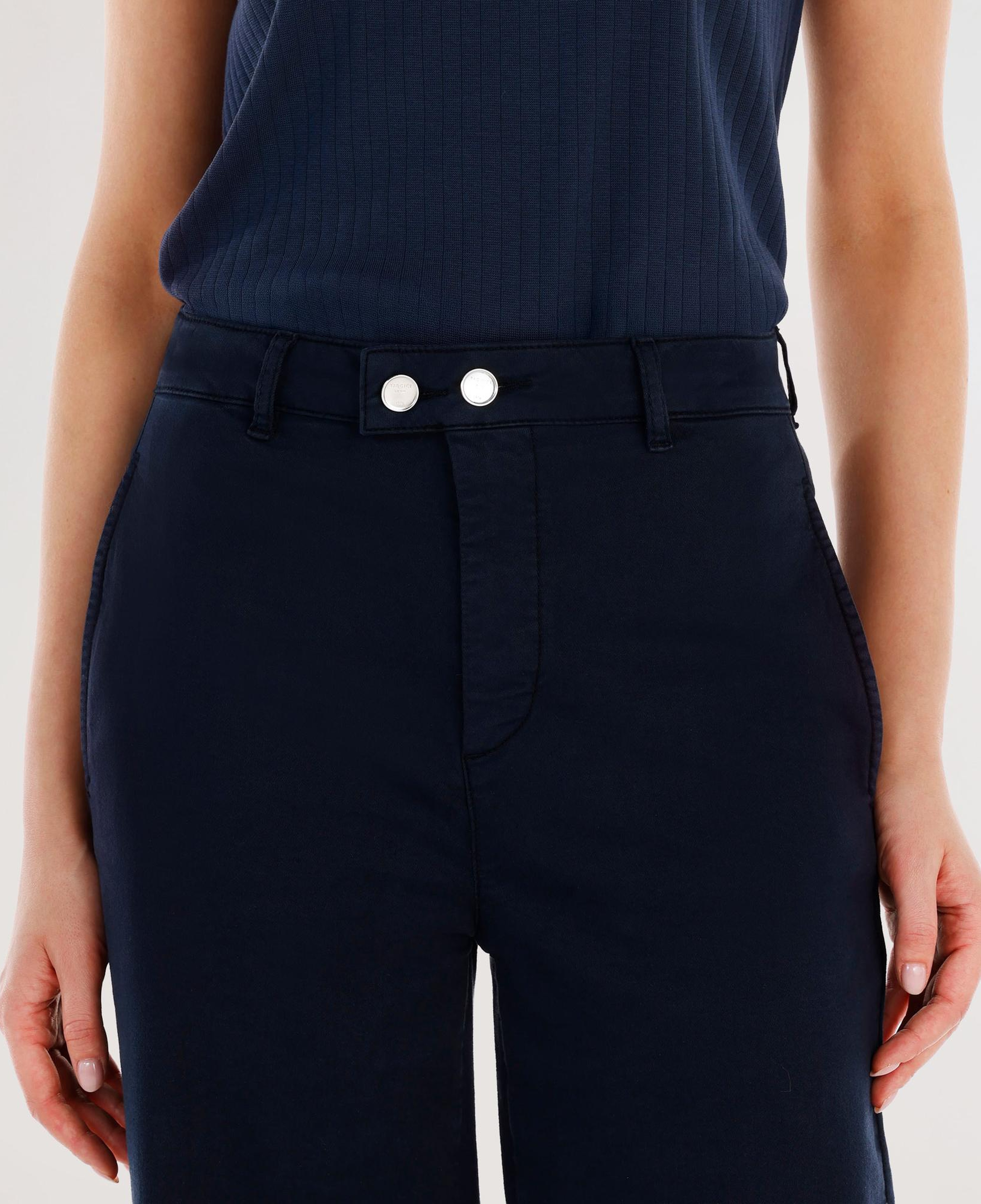 YARGICI Kemer Detaylı Yüksek Bel Rahat Kalıp Pantolon