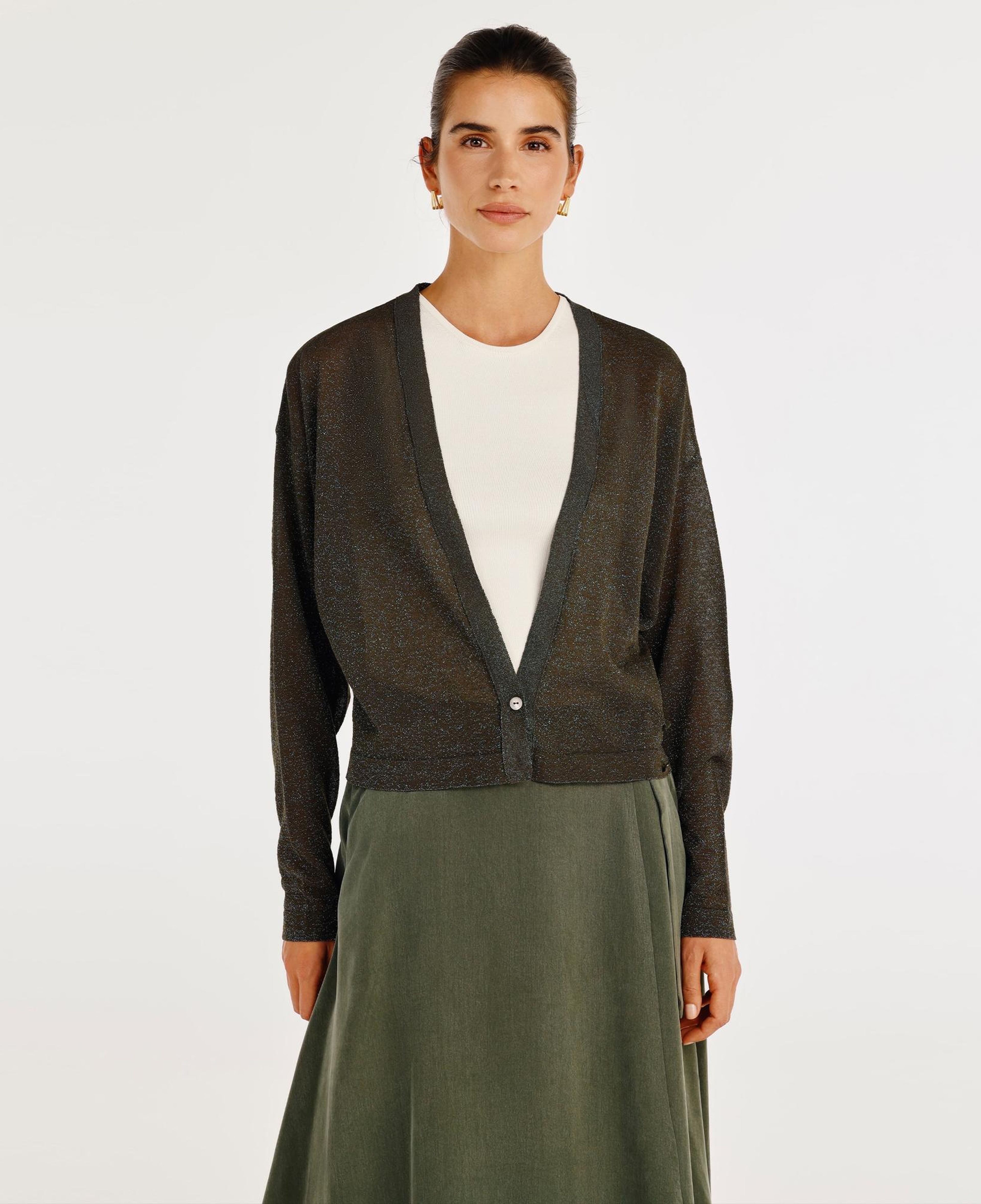 YARGICI Derin V Yaka Rahat Kalıp Hırka