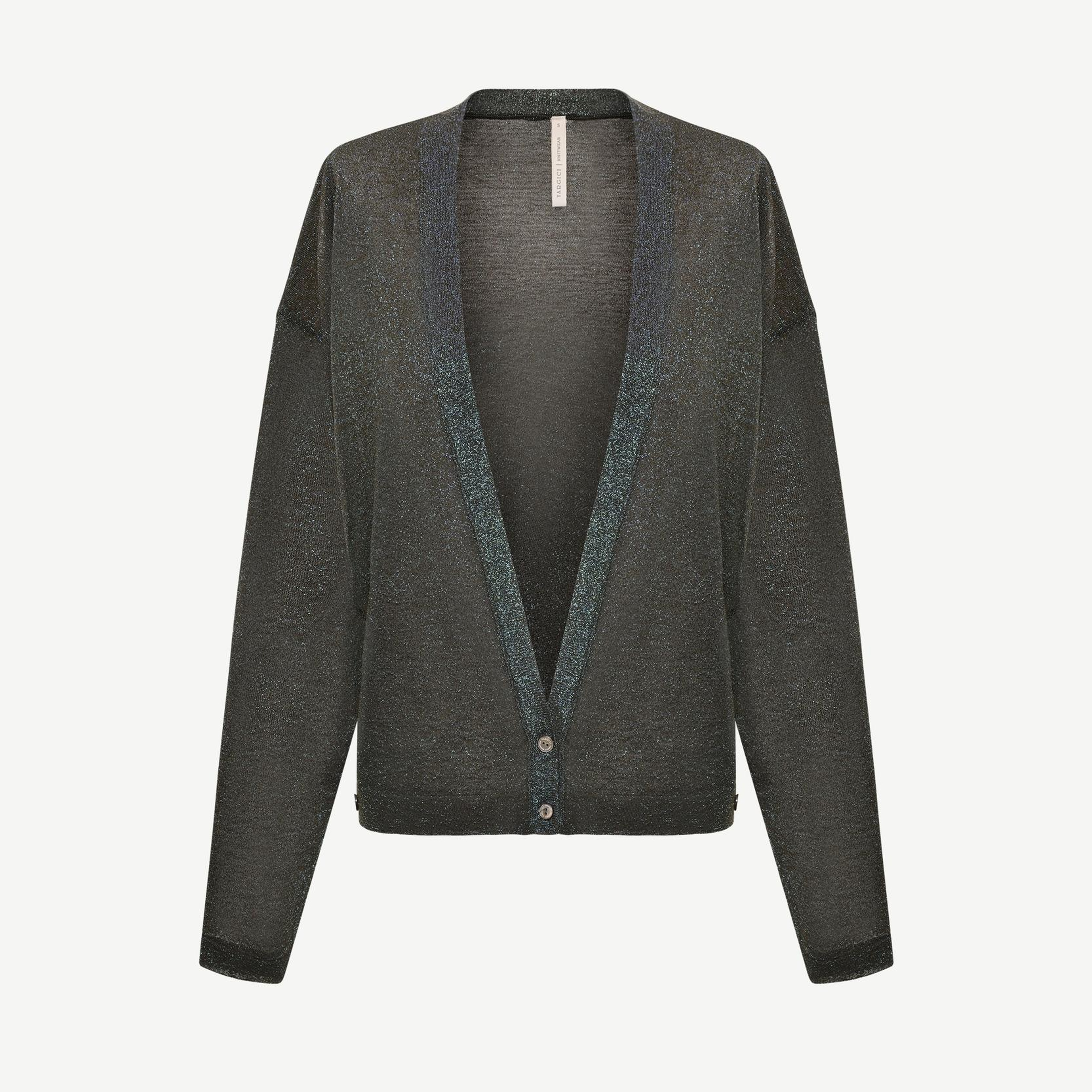 YARGICI Derin V Yaka Rahat Kalıp Hırka