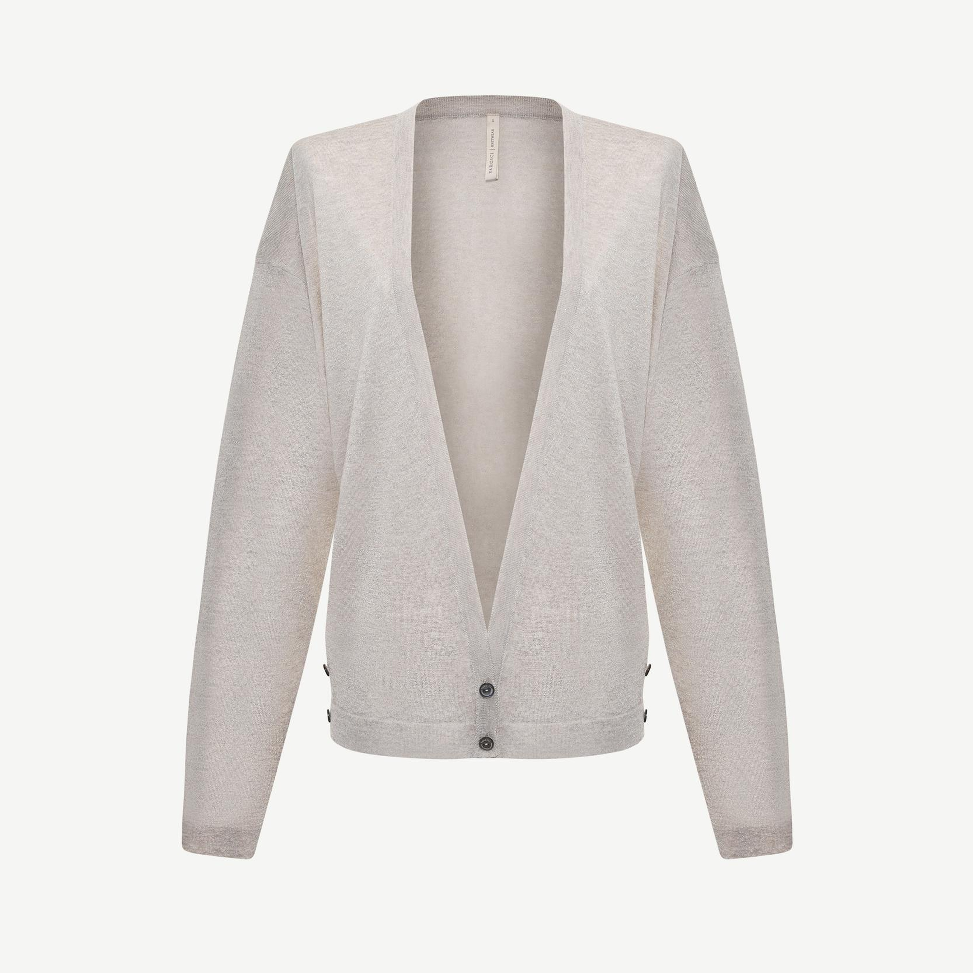 YARGICI Derin V Yaka Rahat Kalıp Hırka