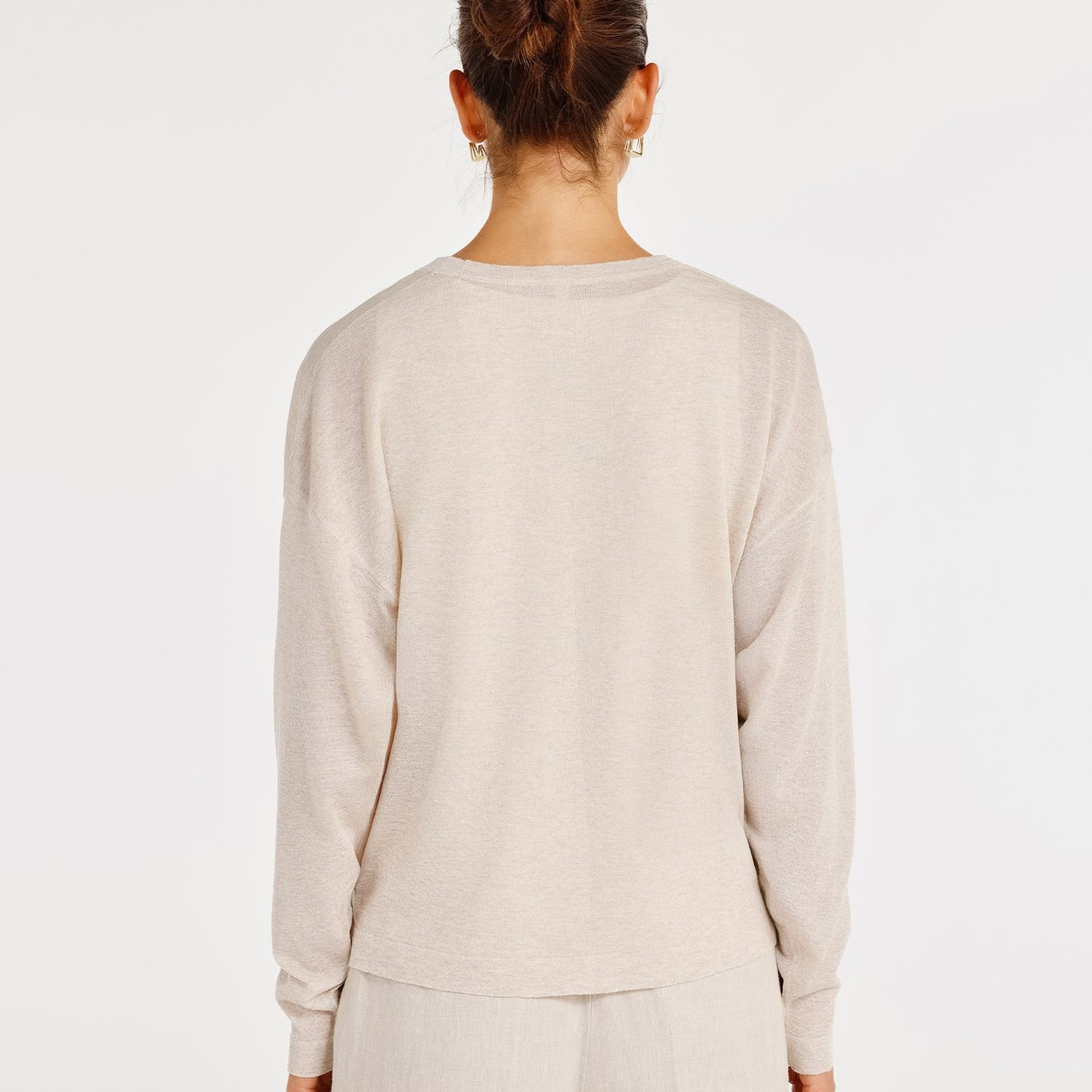 YARGICI Derin V Yaka Rahat Kalıp Hırka