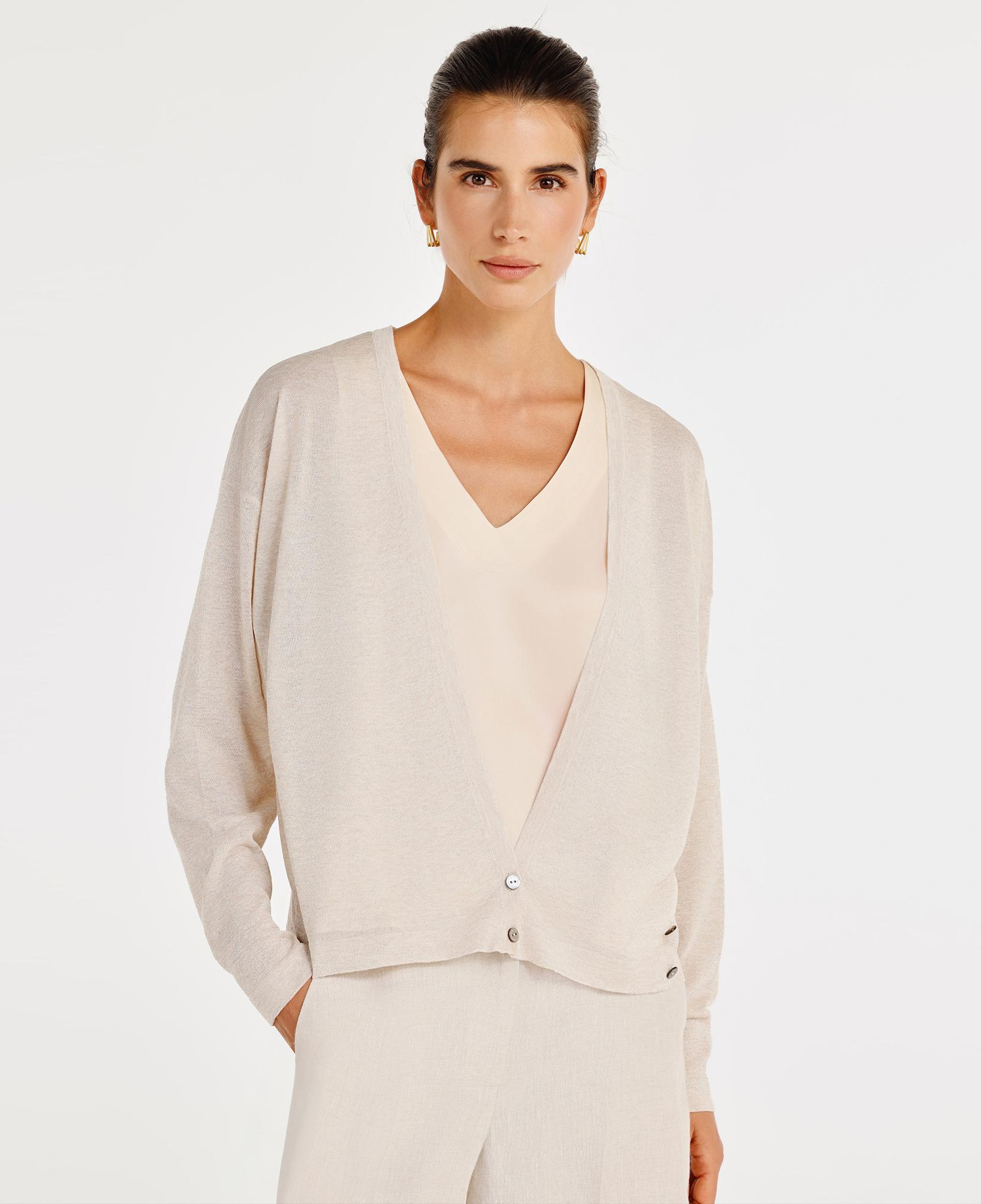 YARGICI Derin V Yaka Rahat Kalıp Hırka