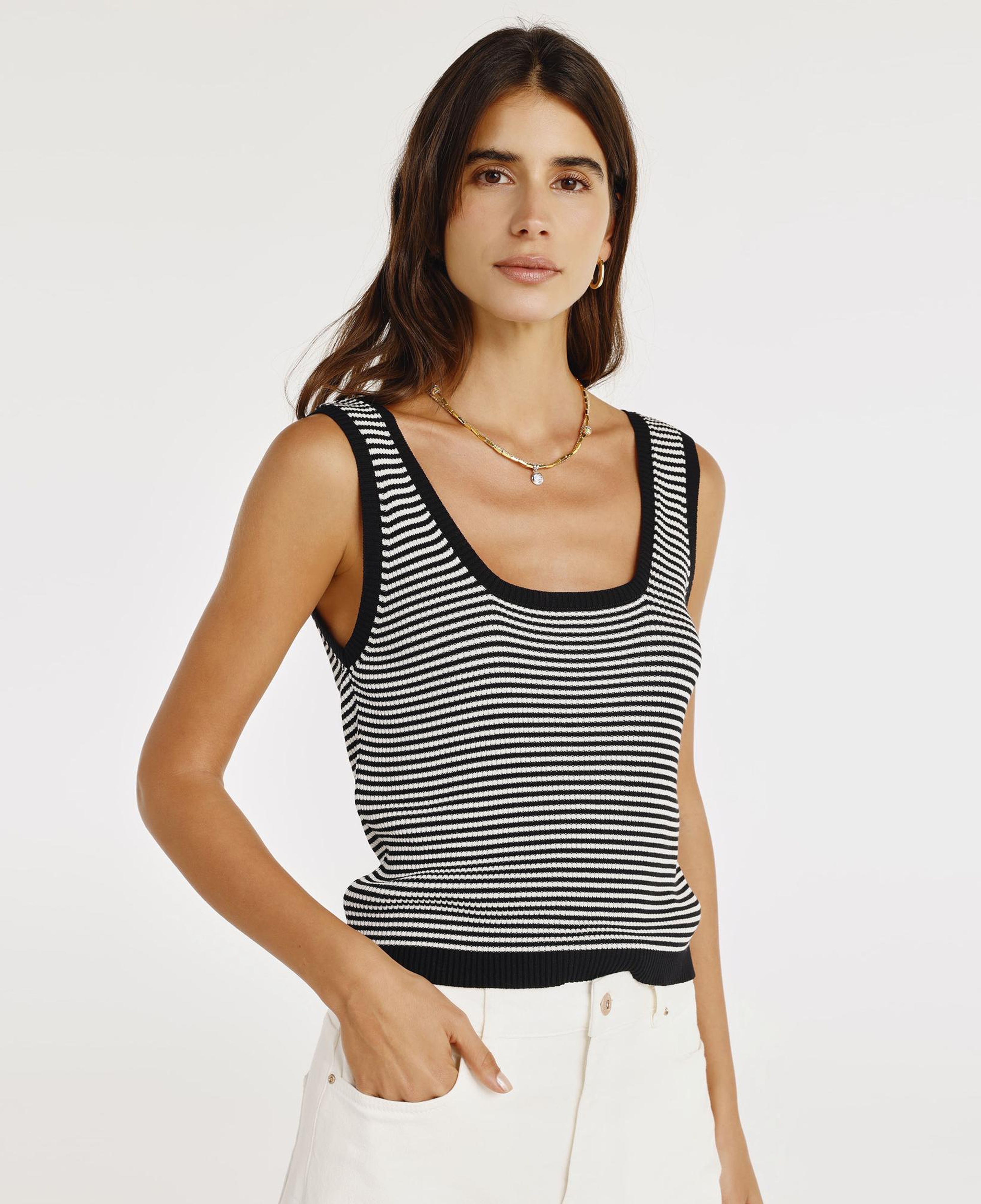 YARGICI Askılı Cropped Boy Triko Bluz