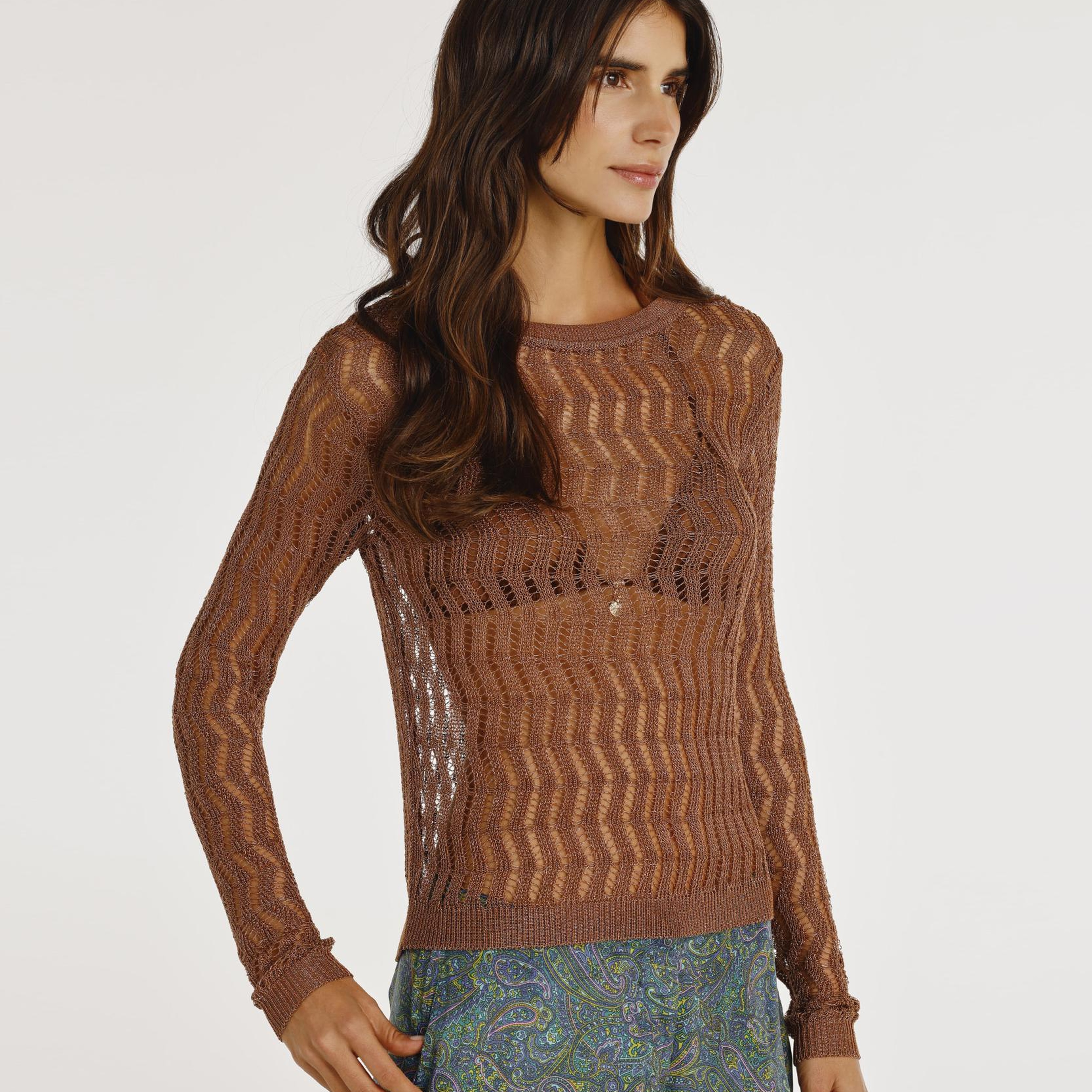 YARGICI Bisiklet Yaka Uzun Kollu Kazak