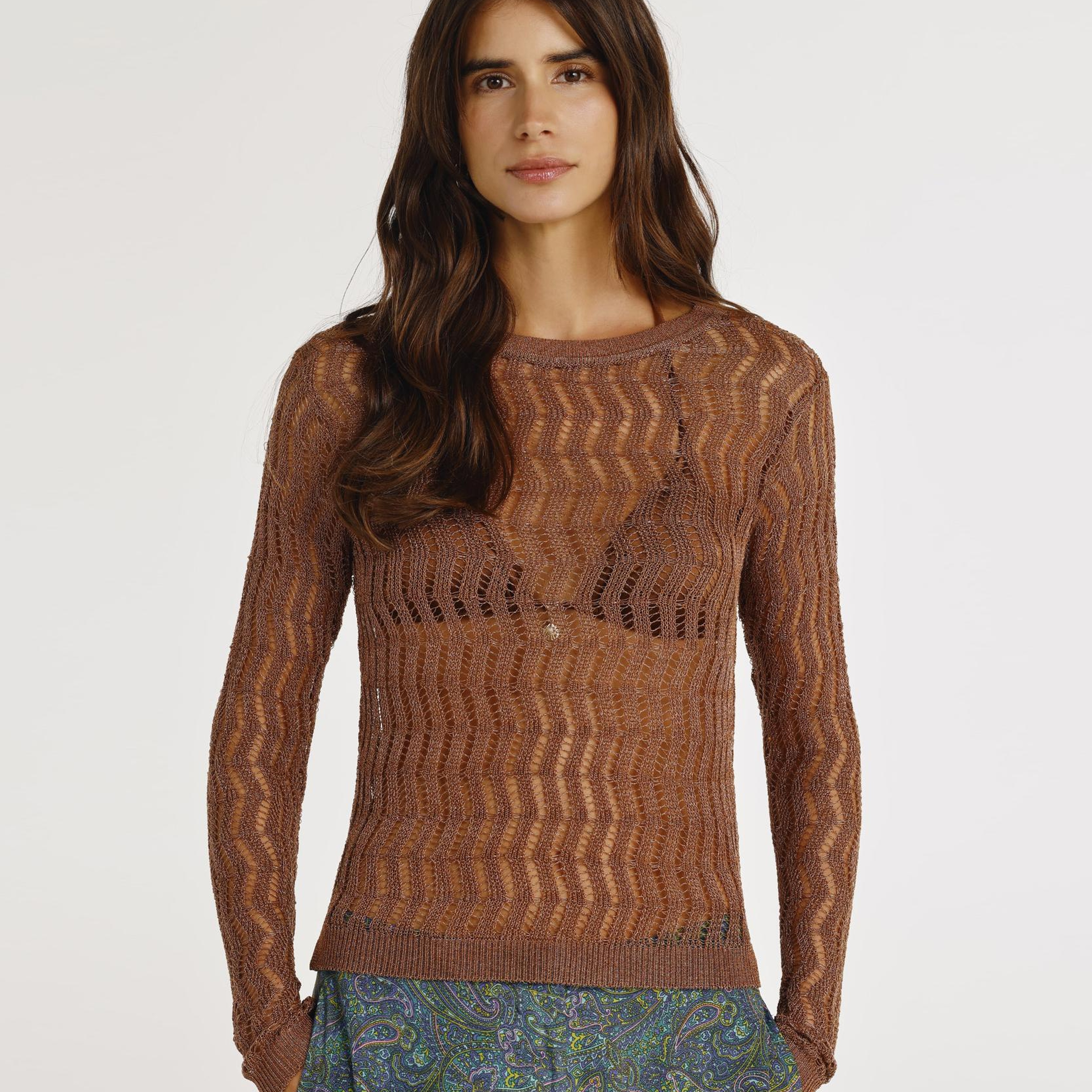 YARGICI Bisiklet Yaka Uzun Kollu Kazak