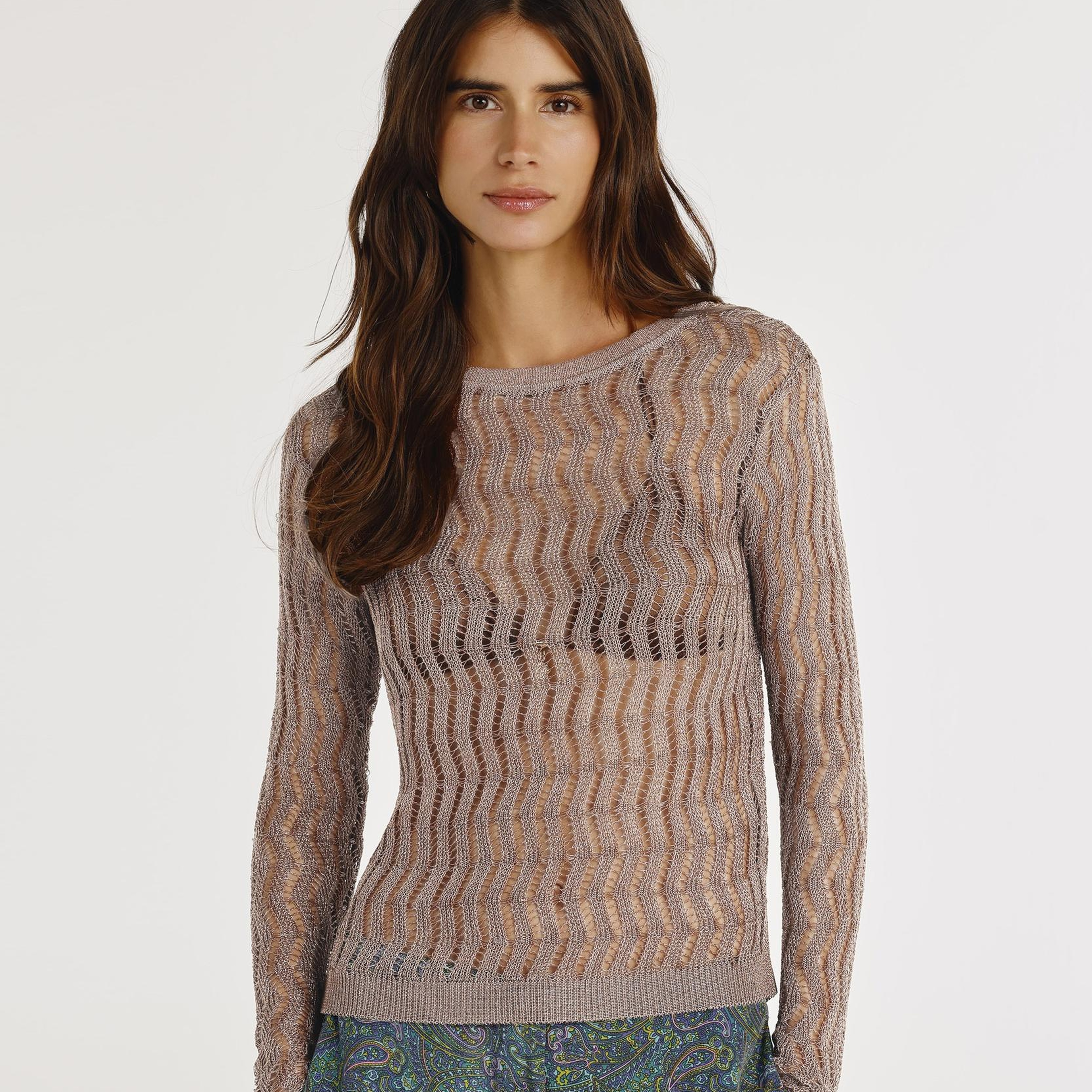 YARGICI Bisiklet Yaka Uzun Kollu Kazak