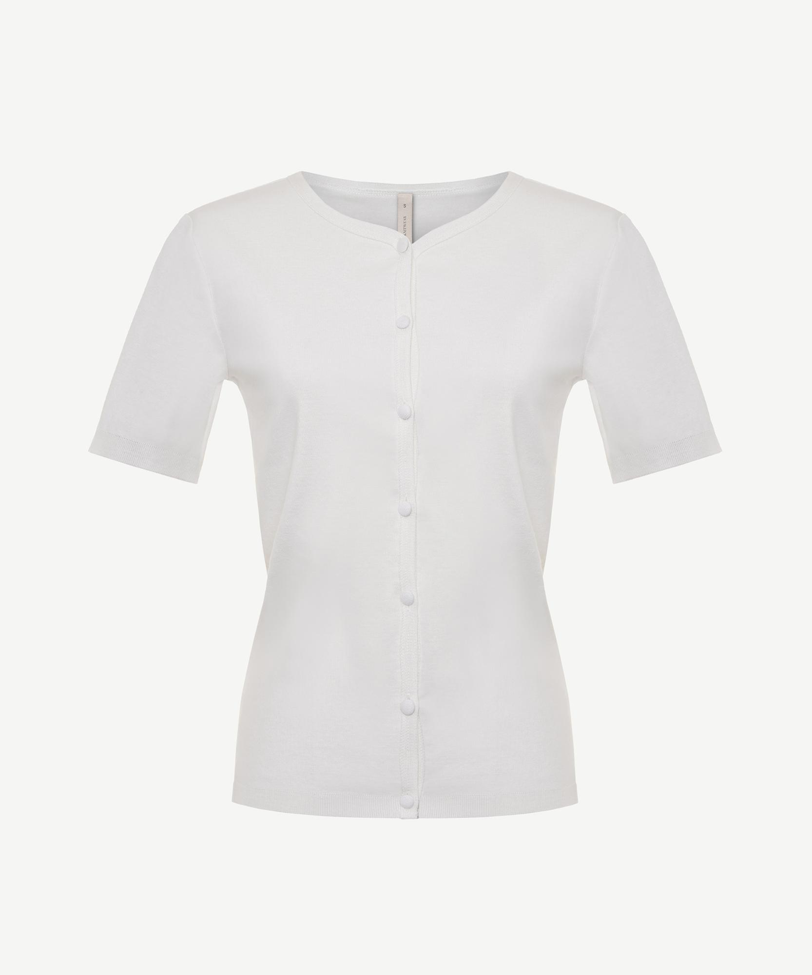 YARGICI Bisiklet Yaka Yarım Kollu Triko Hırka