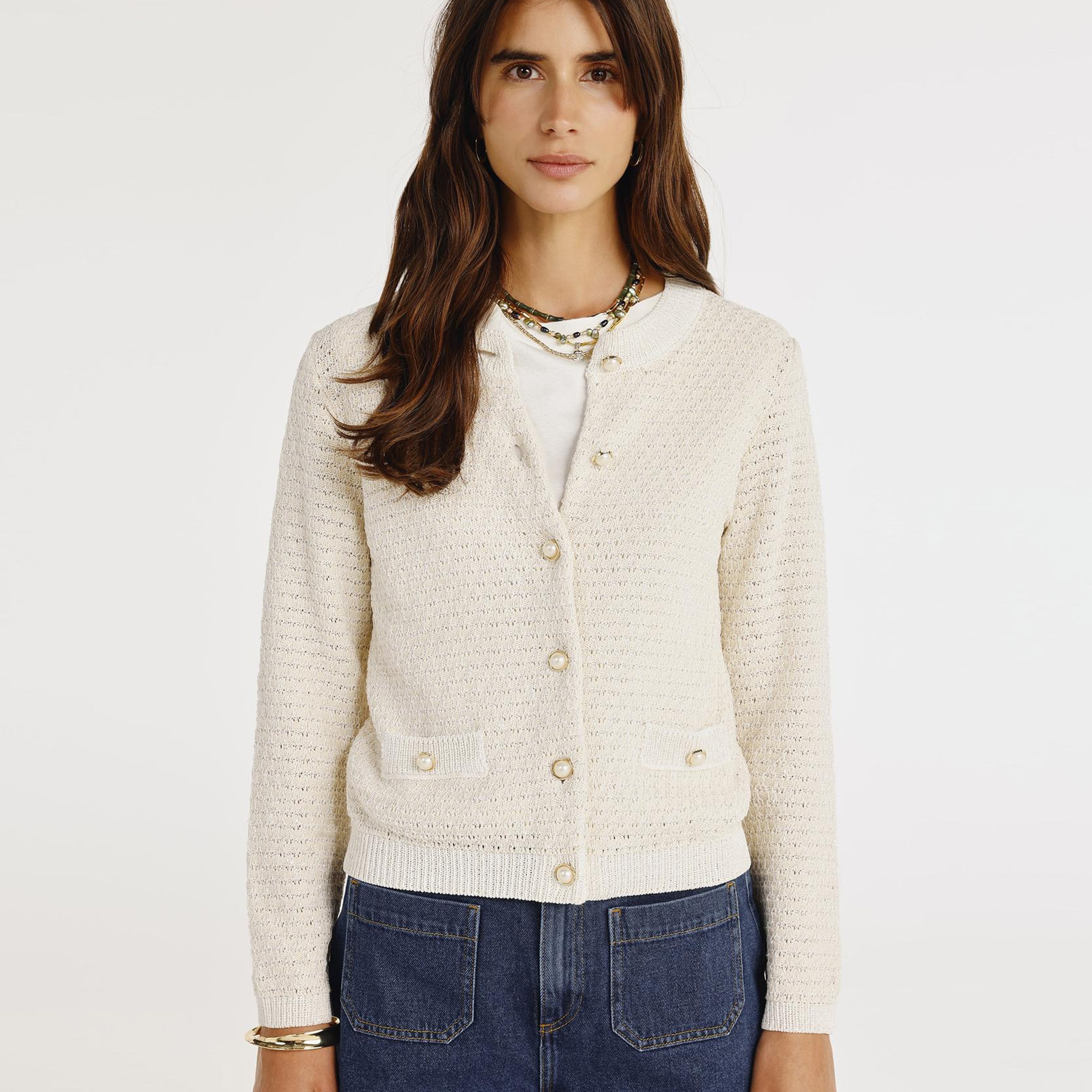 YARGICI Cep Detaylı Uzun Kollu Hırka