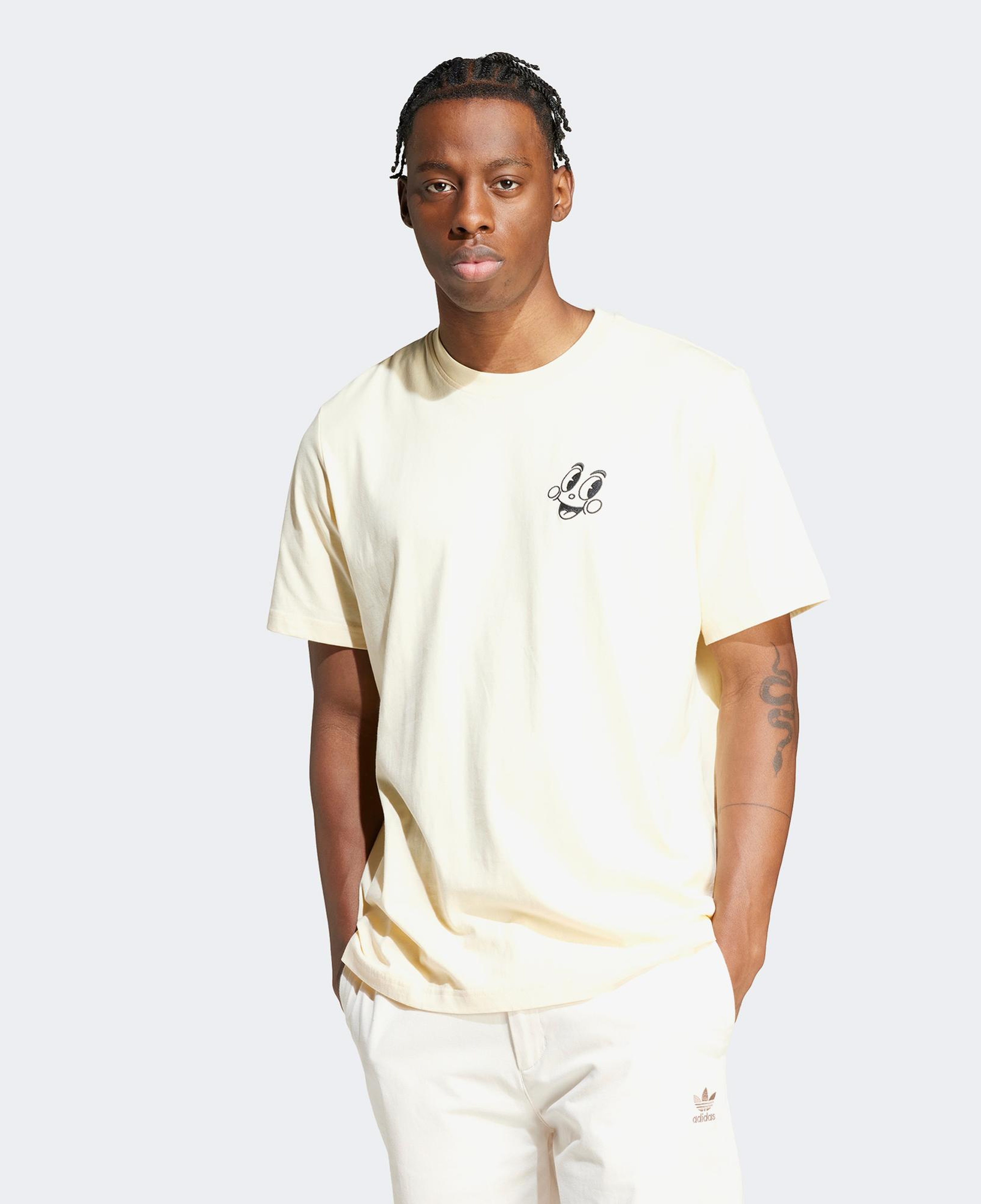 adidas Originals 70s Fleece Erkek Krem T-Shirt