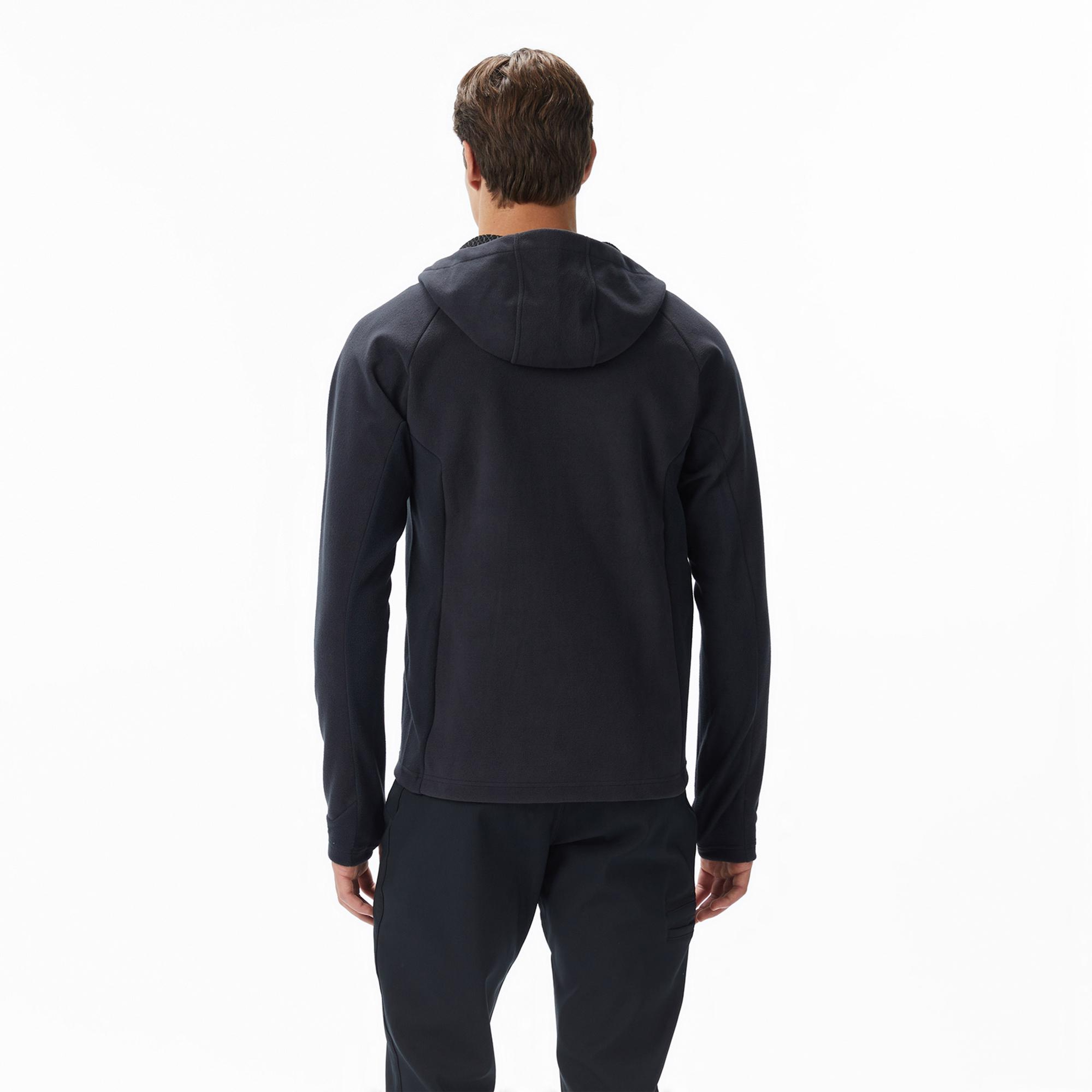 Columbia Arctic Peak Hooded Full Zip Erkek Siyah Polar Ceket