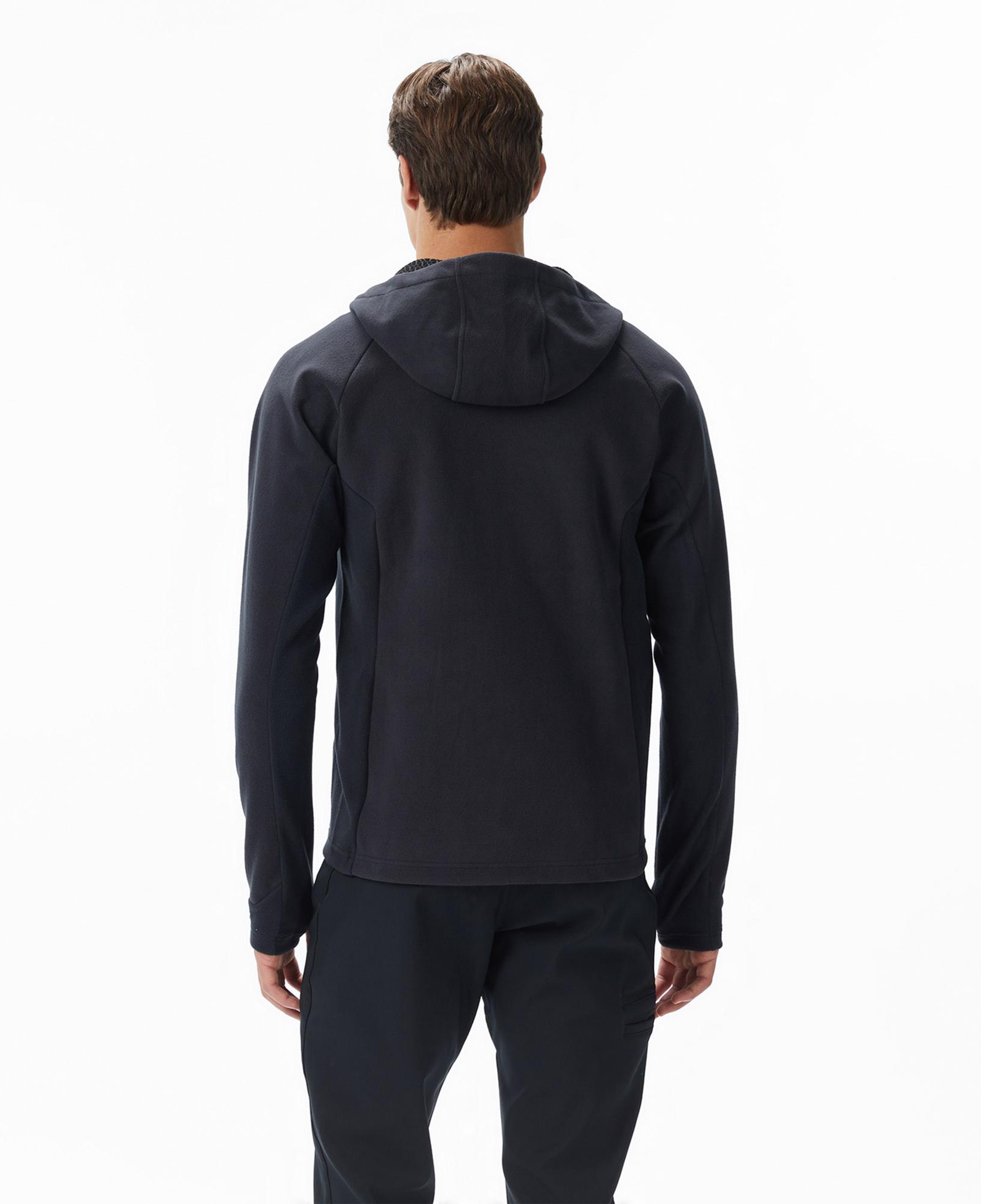 Columbia Arctic Peak Hooded Full Zip Erkek Siyah Polar Ceket