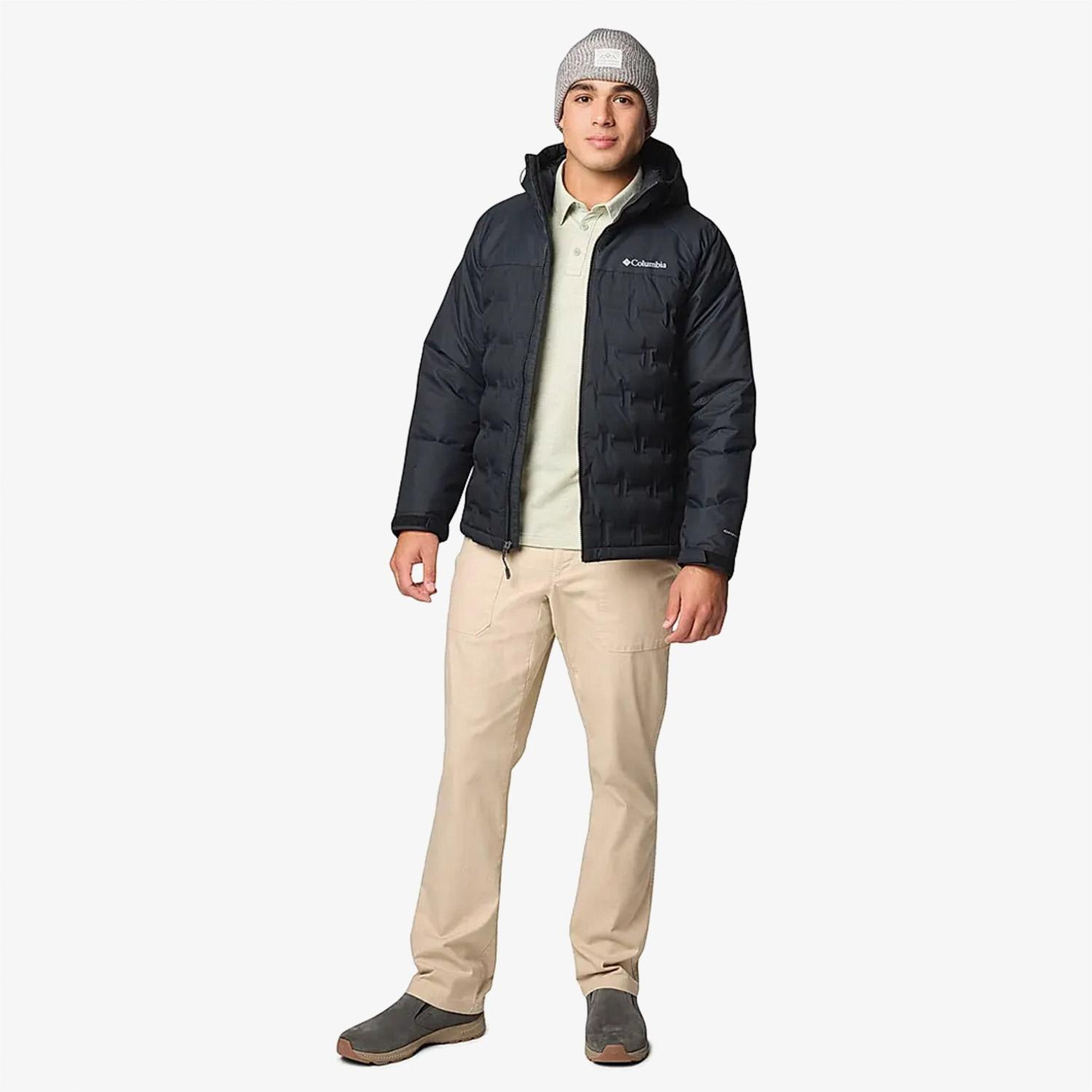 Columbia Grand Tre Down Hooded Erkek Siyah Kaz Tüyü Mont