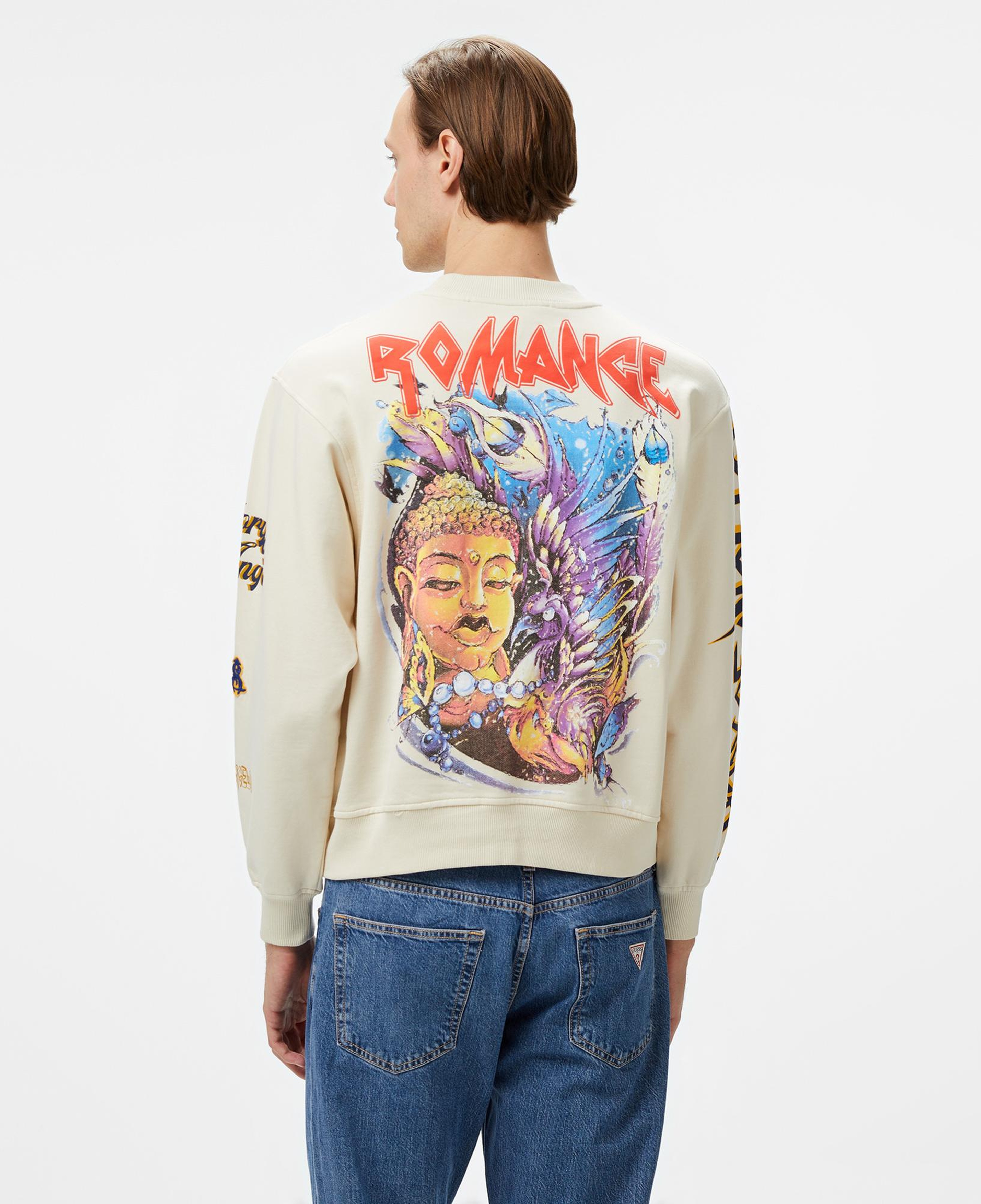 Story Of Angels Budha Dream Water Colour Erkek Krem T-Shirt