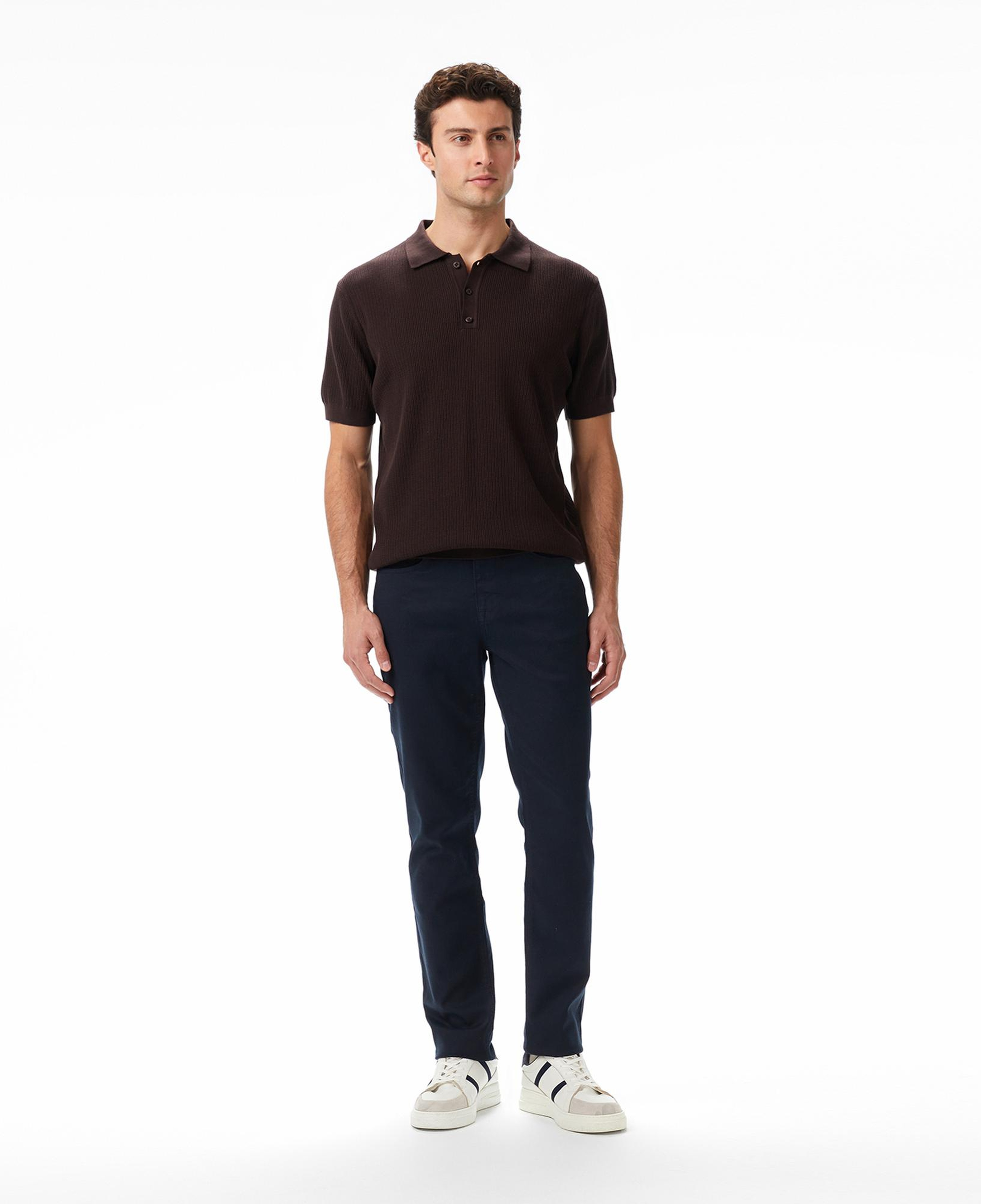 Nautica Erkek Kahverengi Regular Fit Kısa Kollu Triko