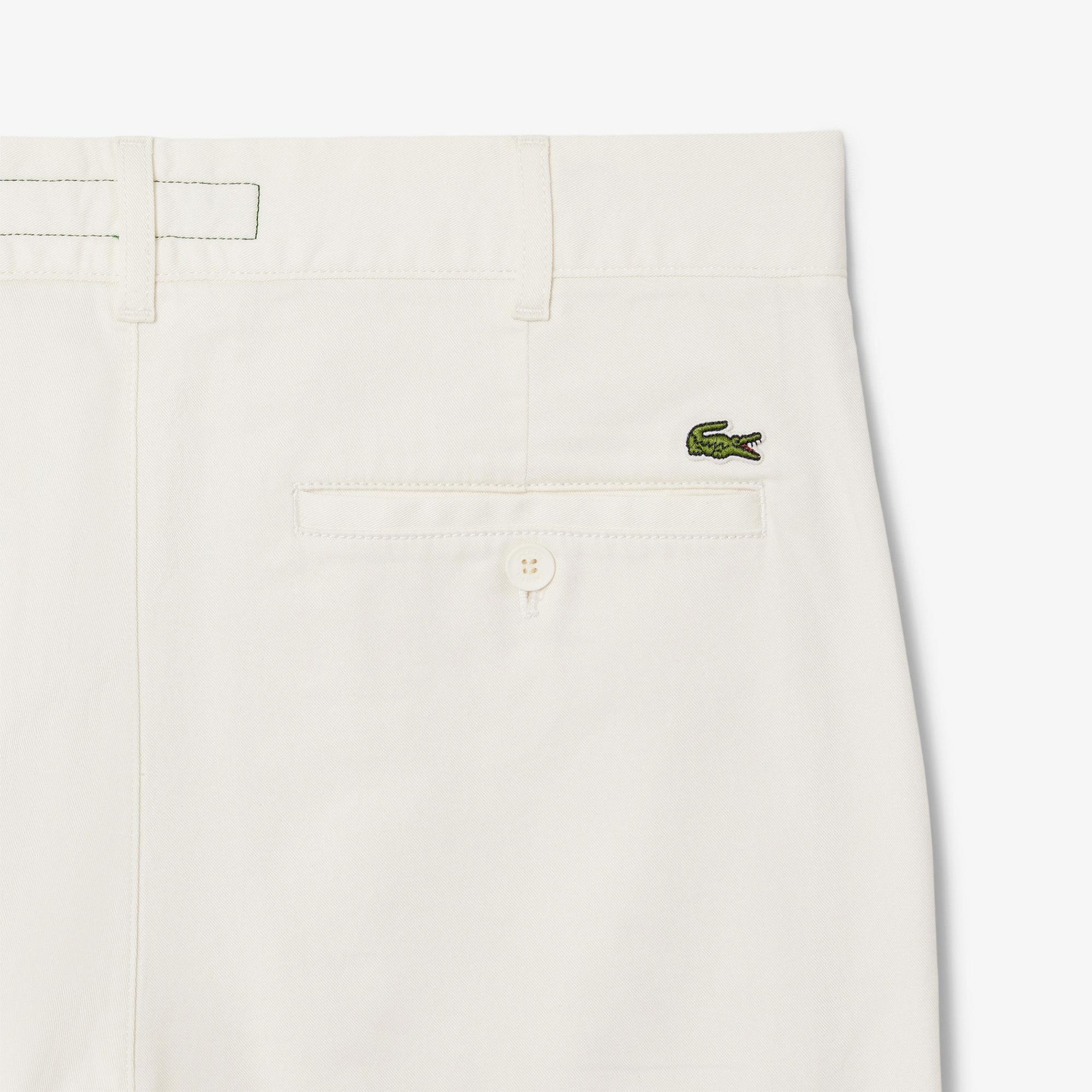 Lacoste Erkek Slim Fit Beyaz Bermuda Şort