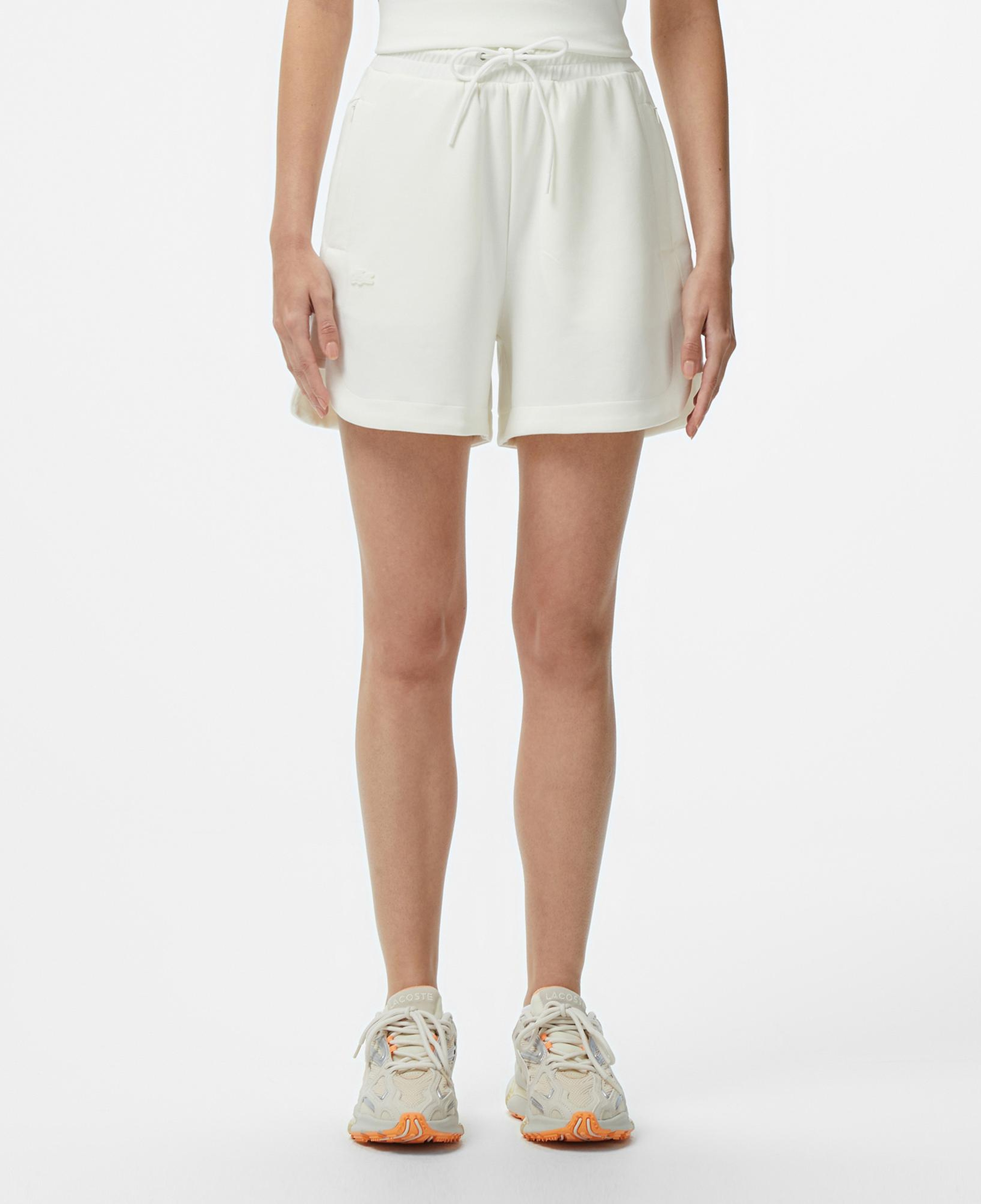 Lacoste Kadın Relaxed Fit Beyaz Şort