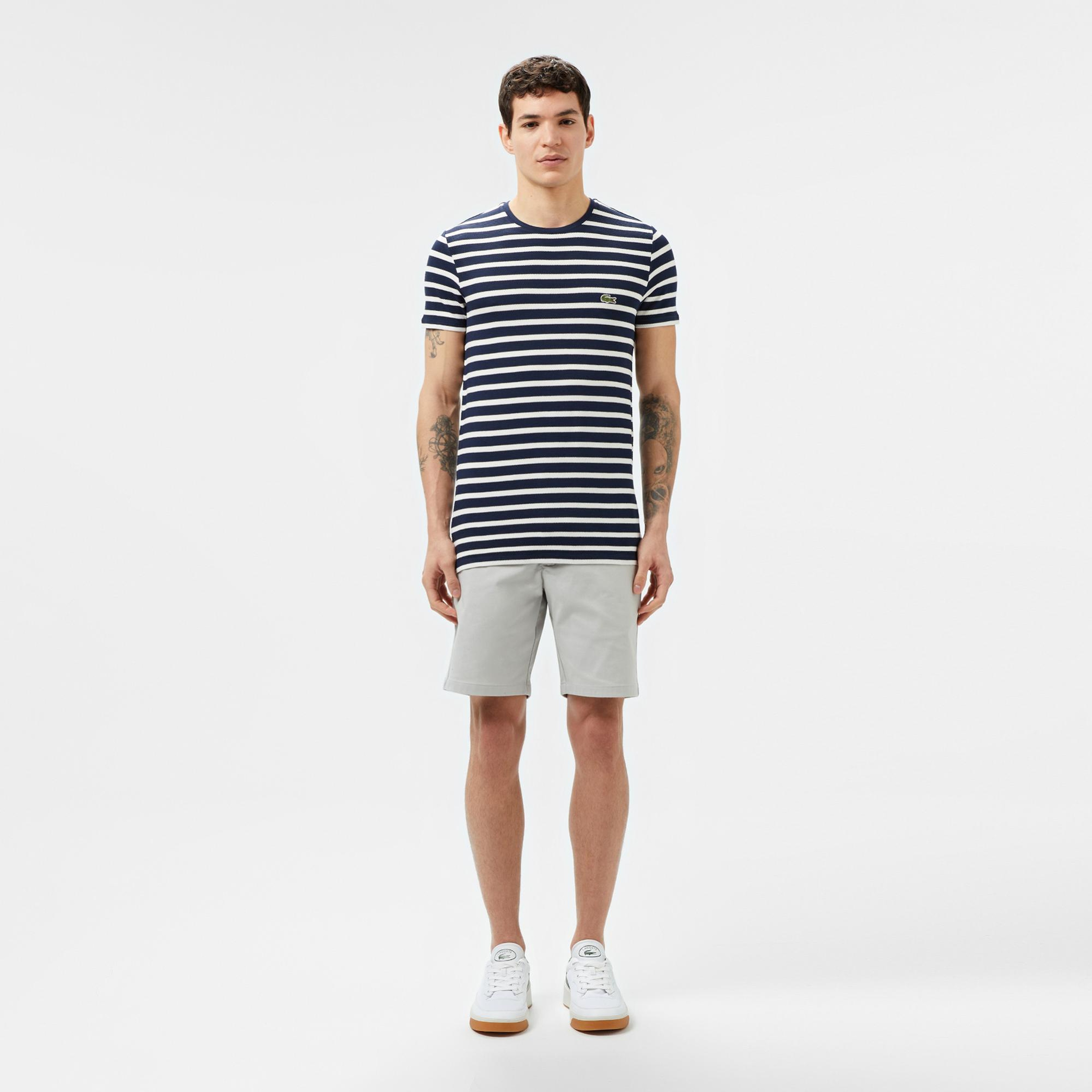 Lacoste Erkek Slim Fit Gri Bermuda Şort