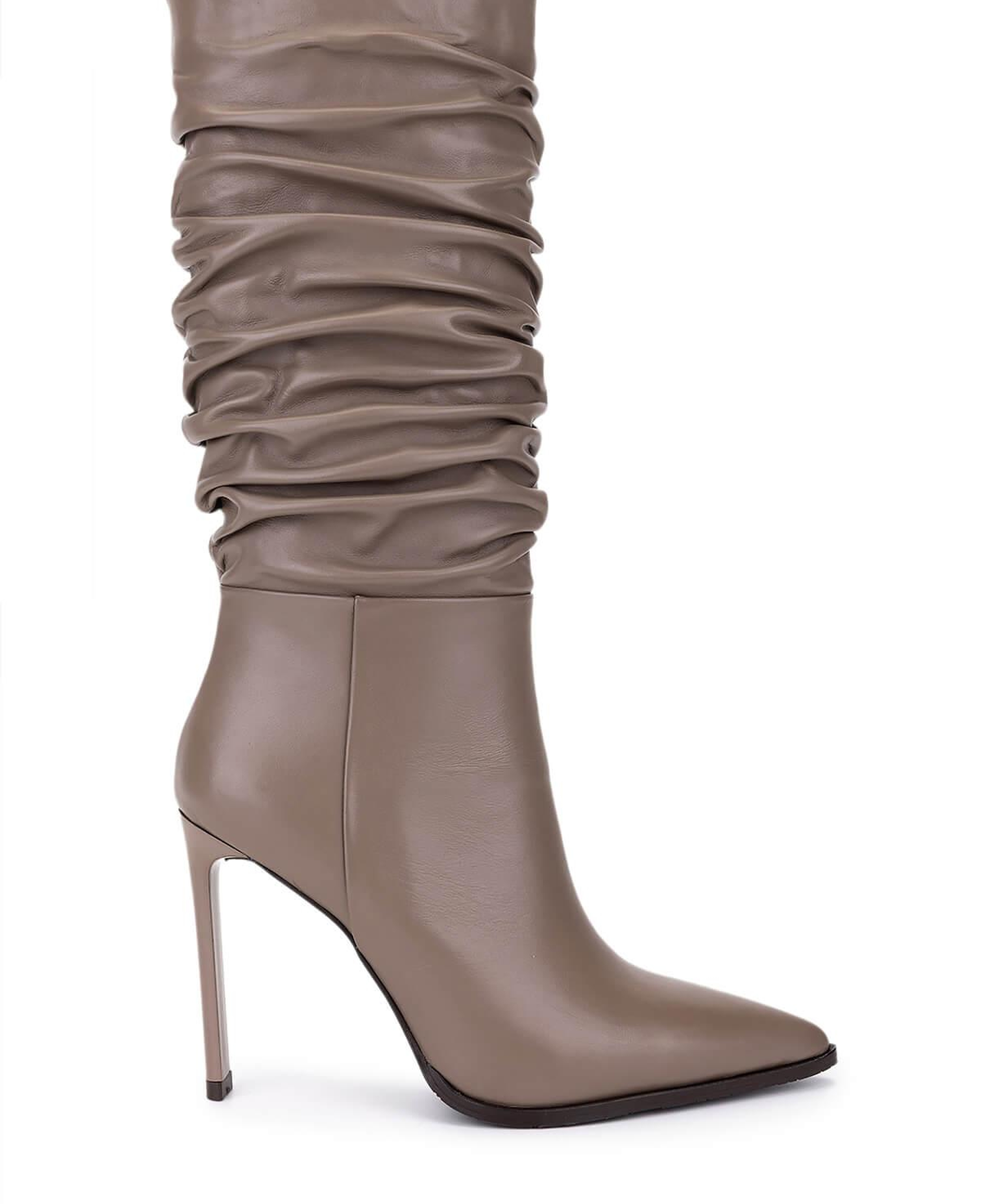 Tamer Tanca Kadın Hakiki Deri Vizon Topuklu Çizme