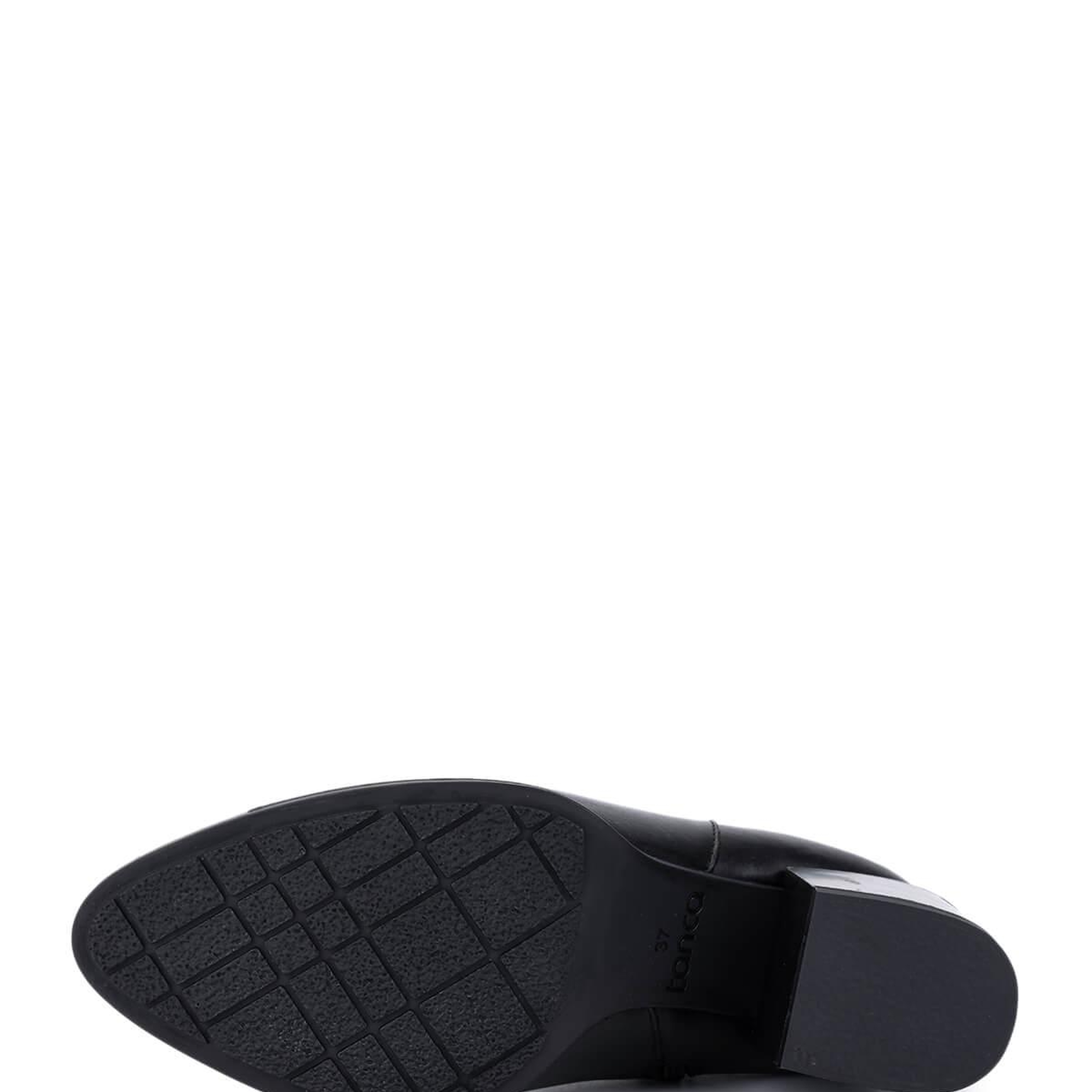 Tamer Tanca Kadın Siyah Deri Topuklu Bot