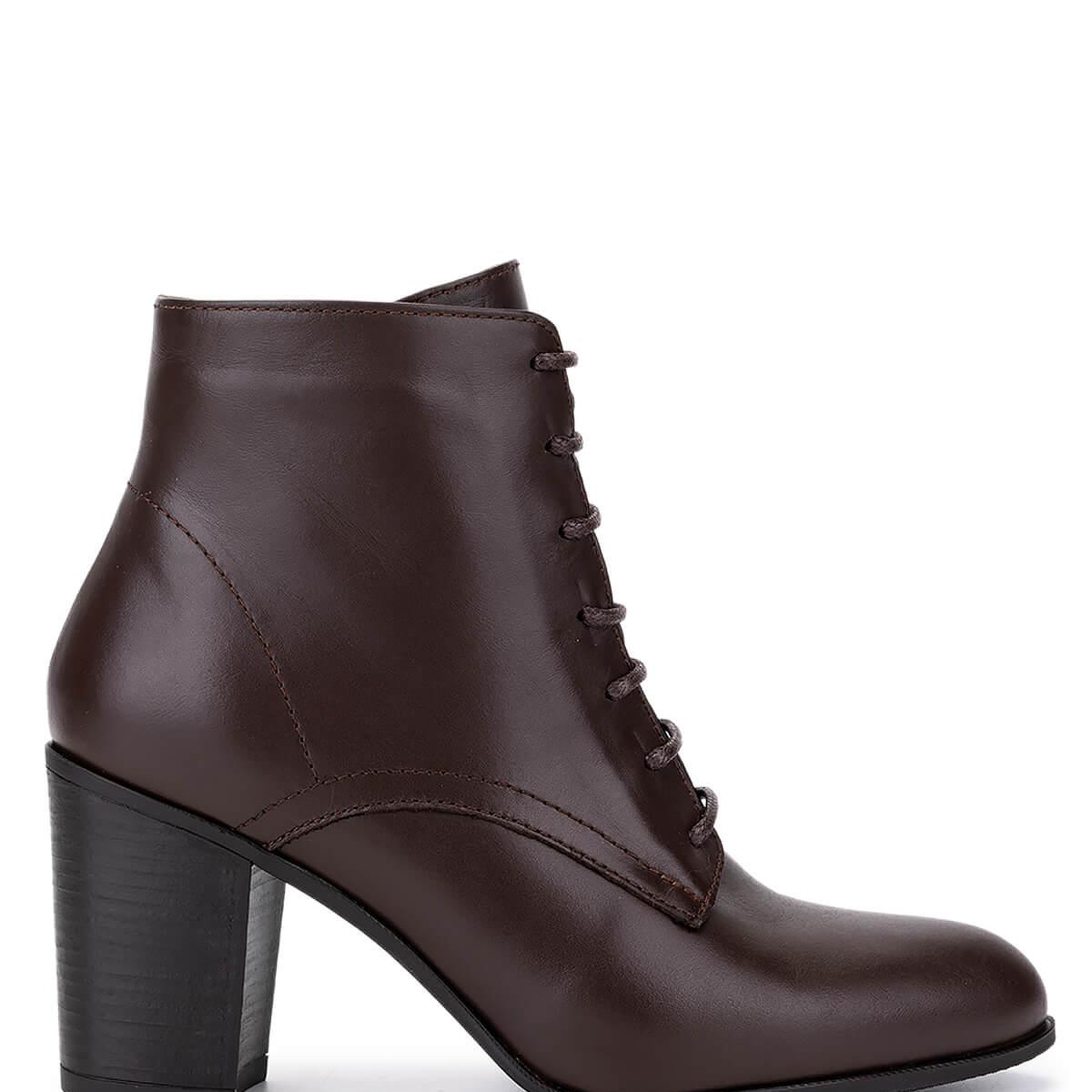 Tamer Tanca Kadın Hakiki Deri Kahverengi Topuklu Bot