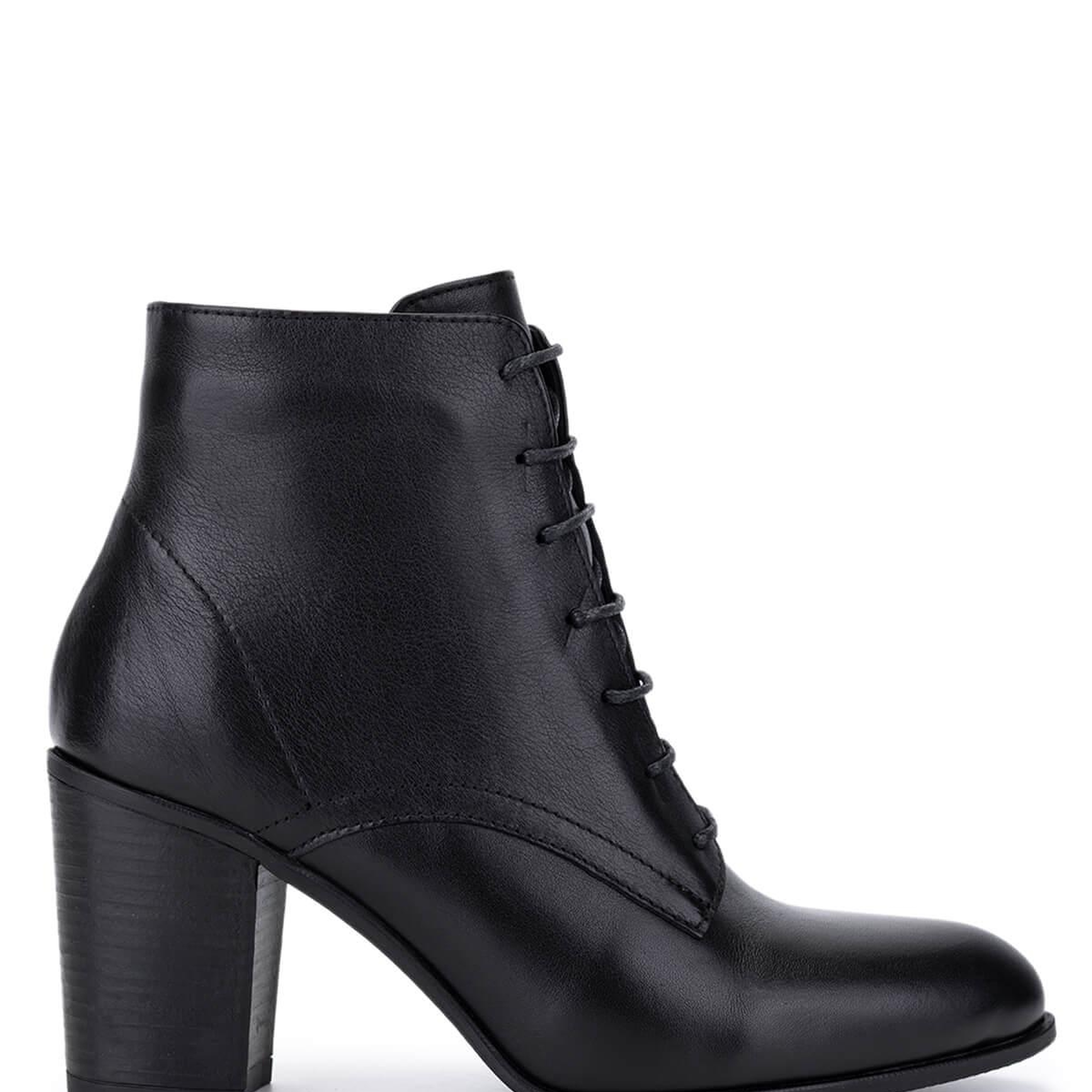 Tamer Tanca Kadın Hakiki Deri Siyah Topuklu Bot