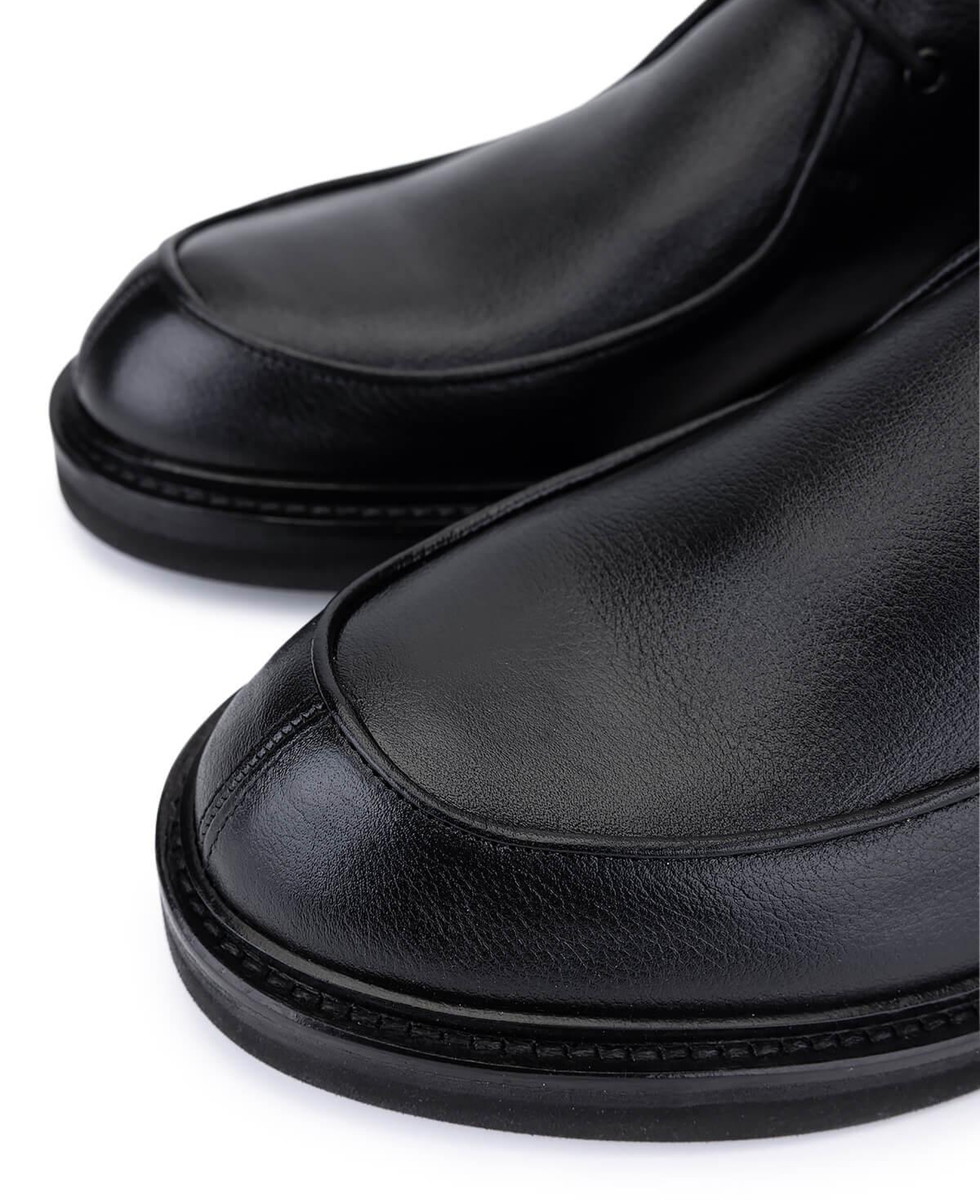 Tamer Tanca Erkek Hakiki Deri Siyah Deri Casual Bot