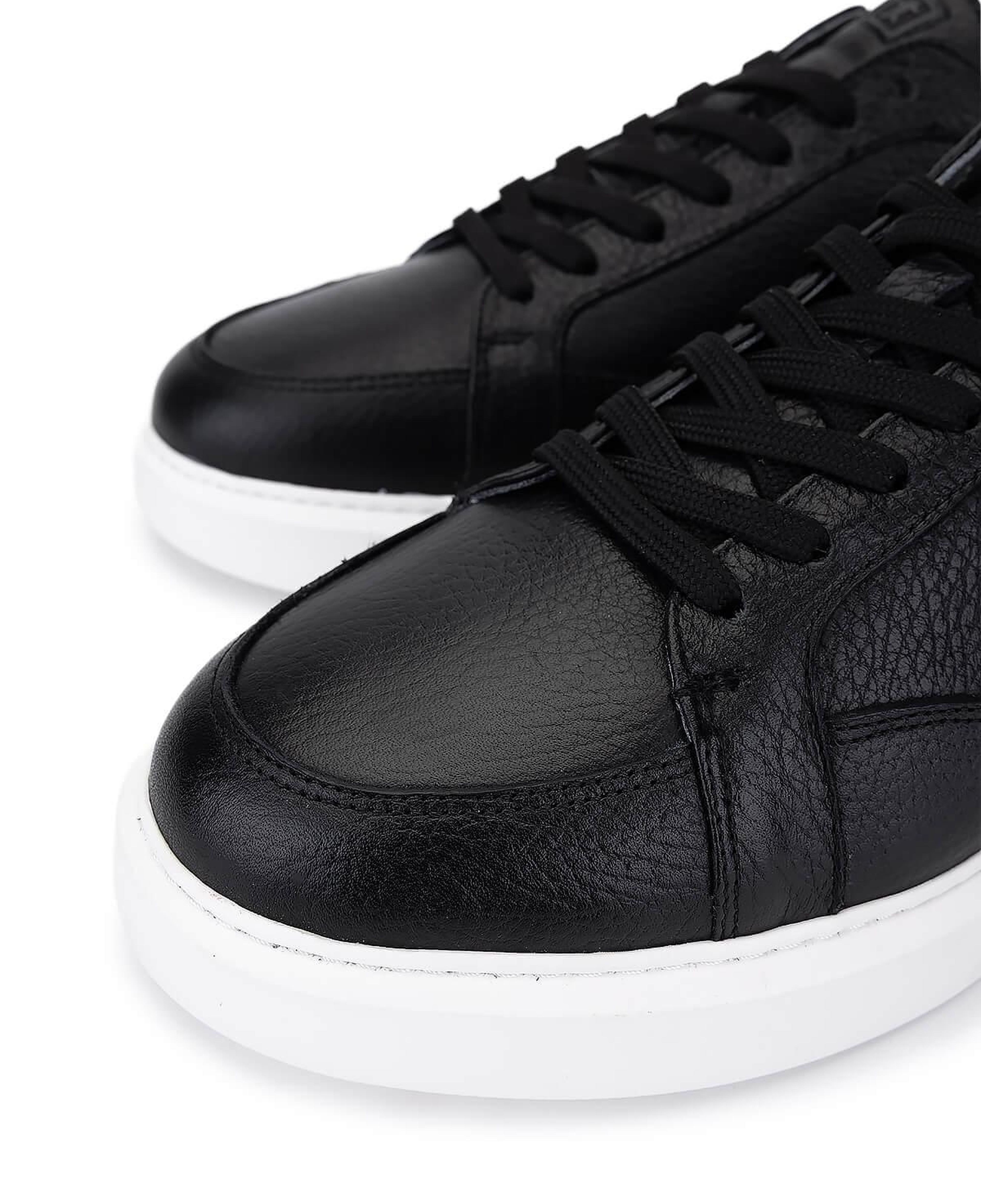 Tamer Tanca Erkek Hakiki Deri Siyah Sneakers & Spor Ayakkabı