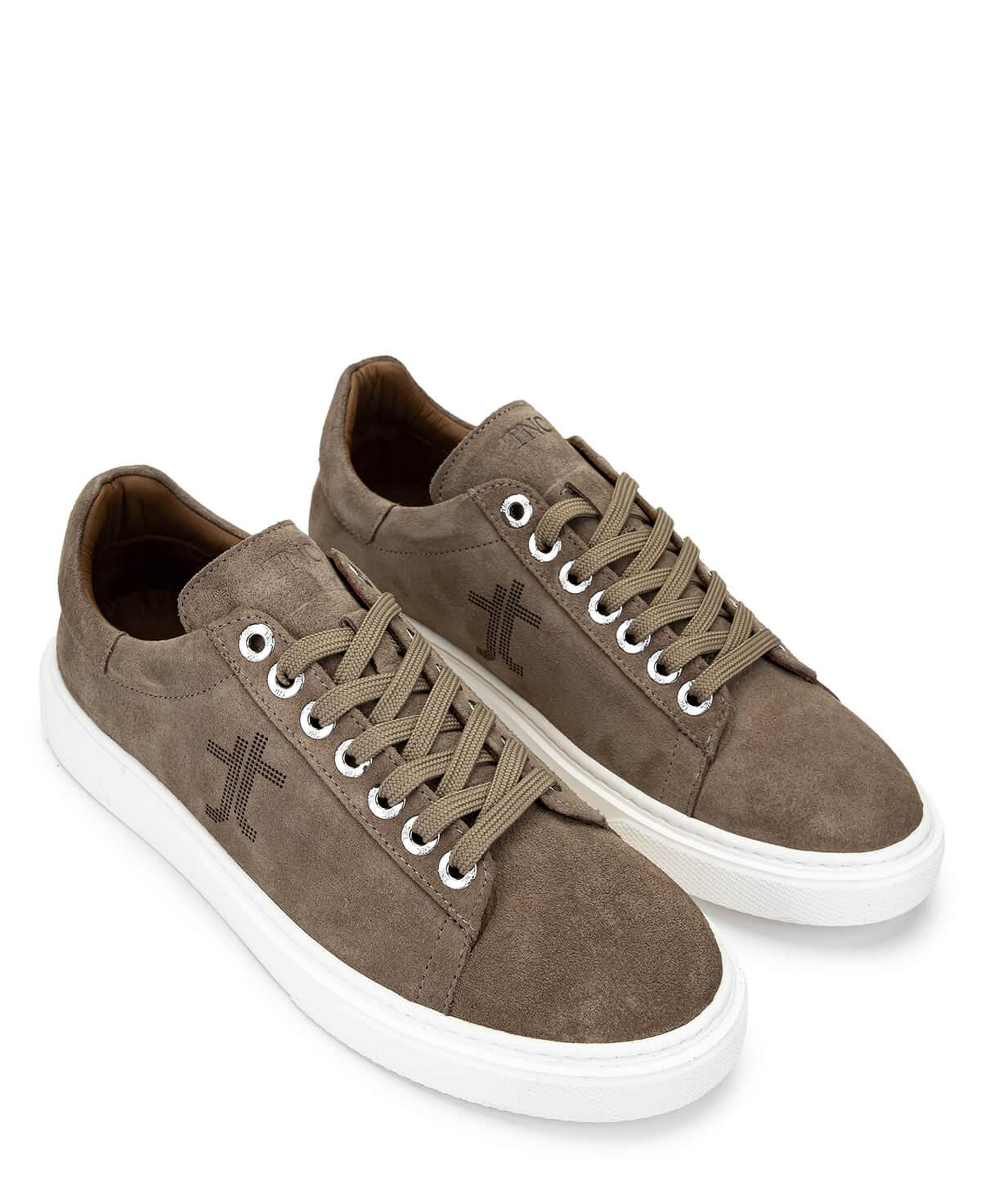 Tamer Tanca Erkek Hakiki Deri Bej Süet Sneakers & Spor Ayakkabı