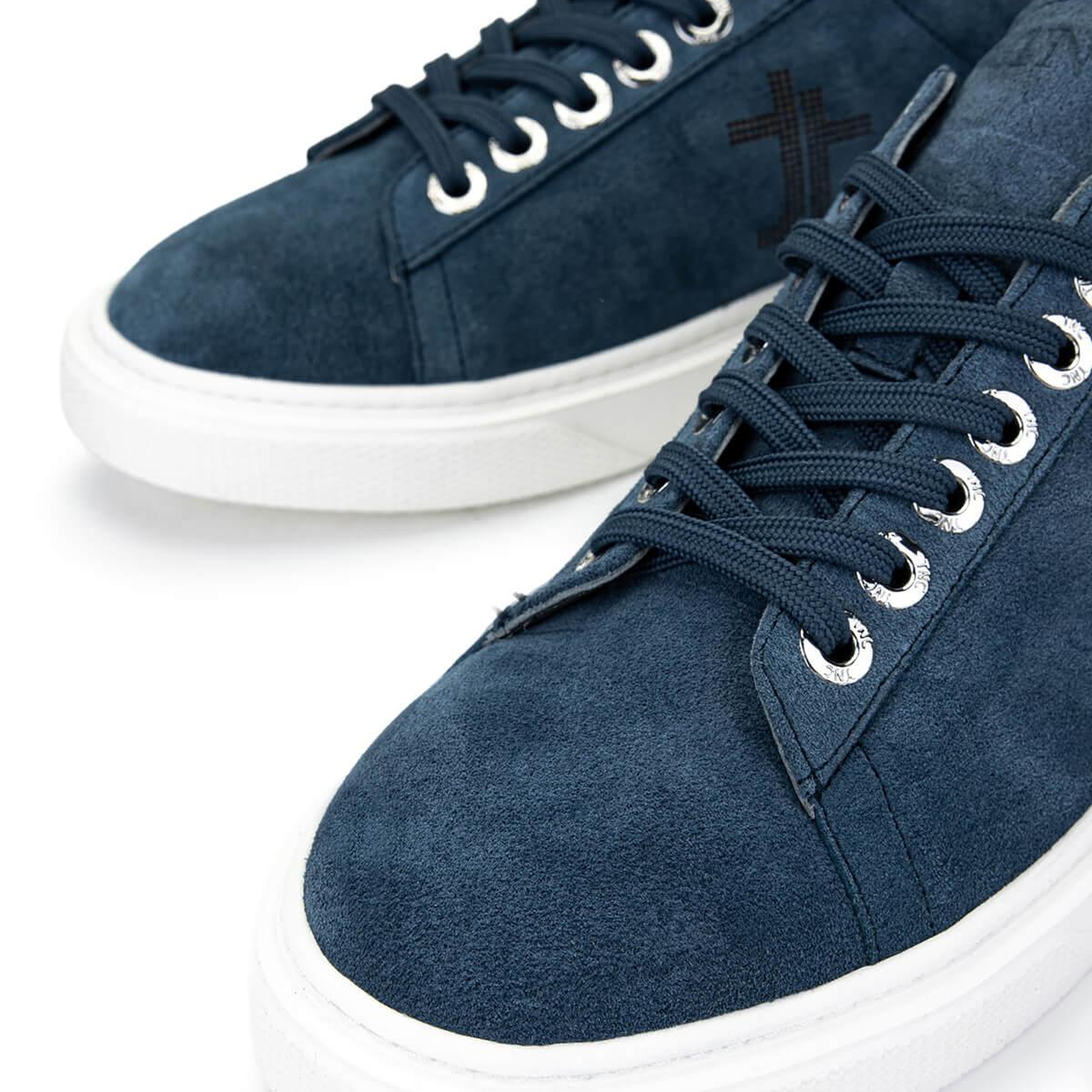 Tamer Tanca Erkek Hakiki Deri Mavi Sneakers & Spor Ayakkabı