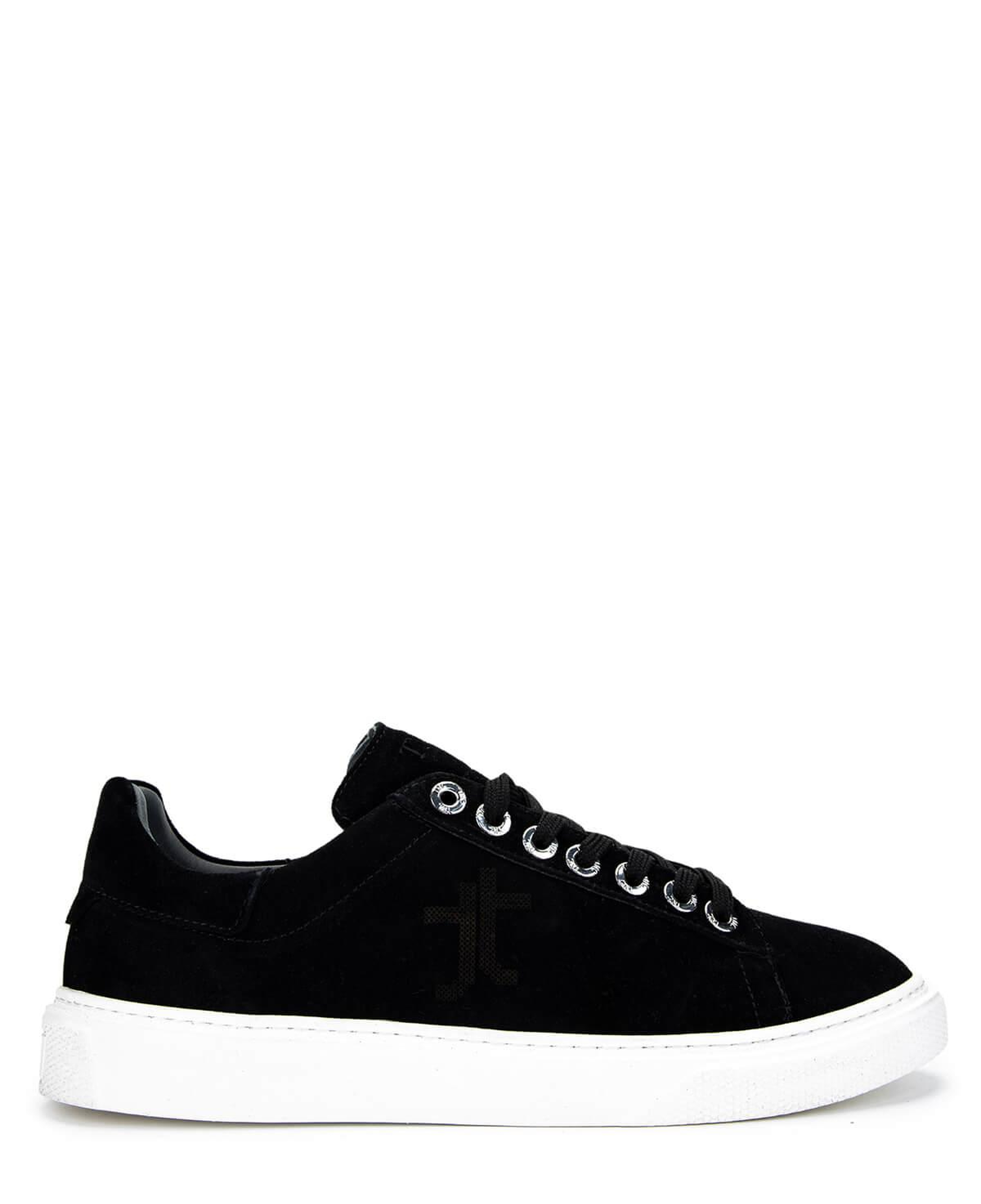 Tamer Tanca Erkek Hakiki Deri Siyah Süet Sneakers & Spor Ayakkabı