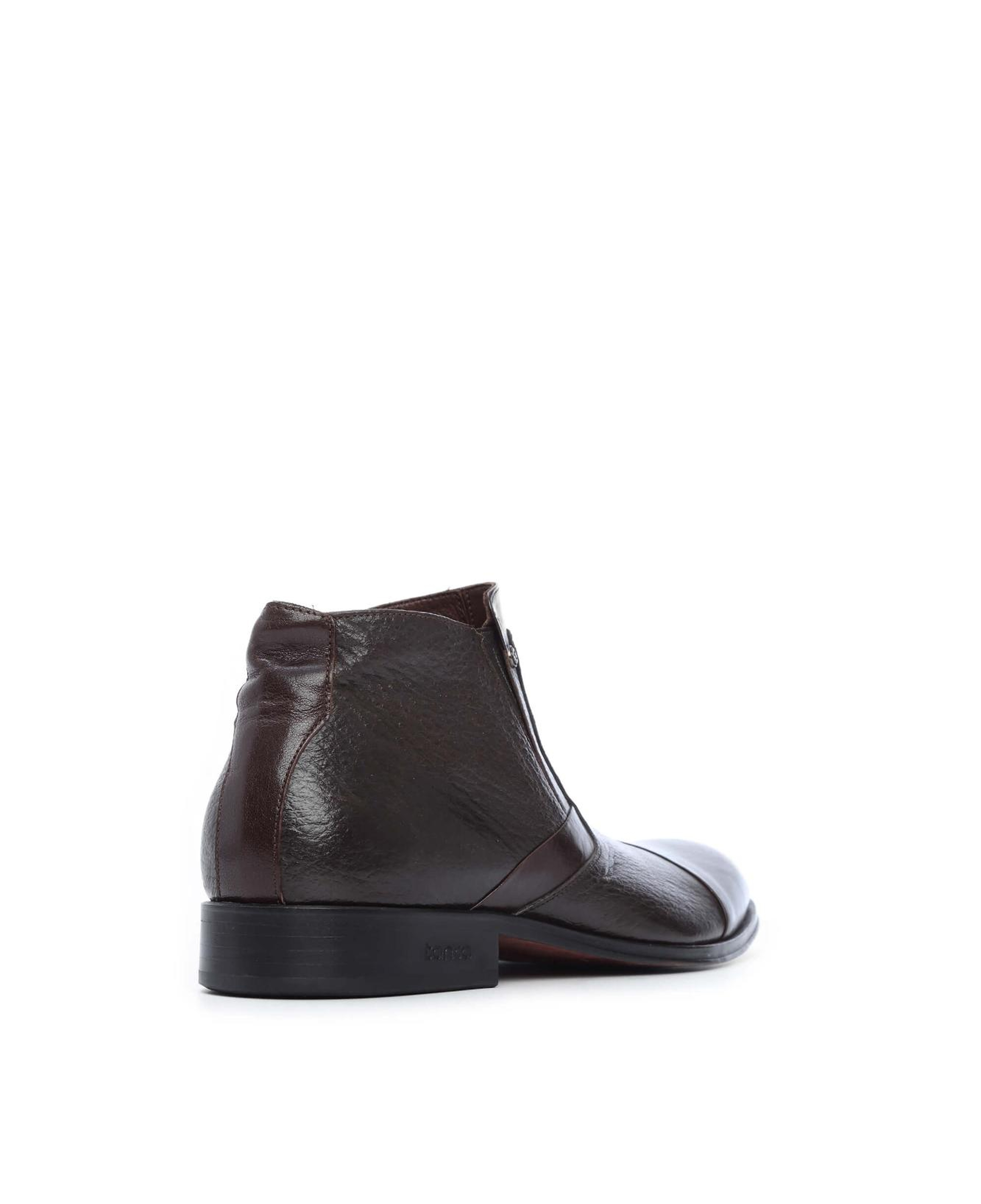 Tamer Tanca Erkek Hakiki Deri Kahverengi Klasik Bot