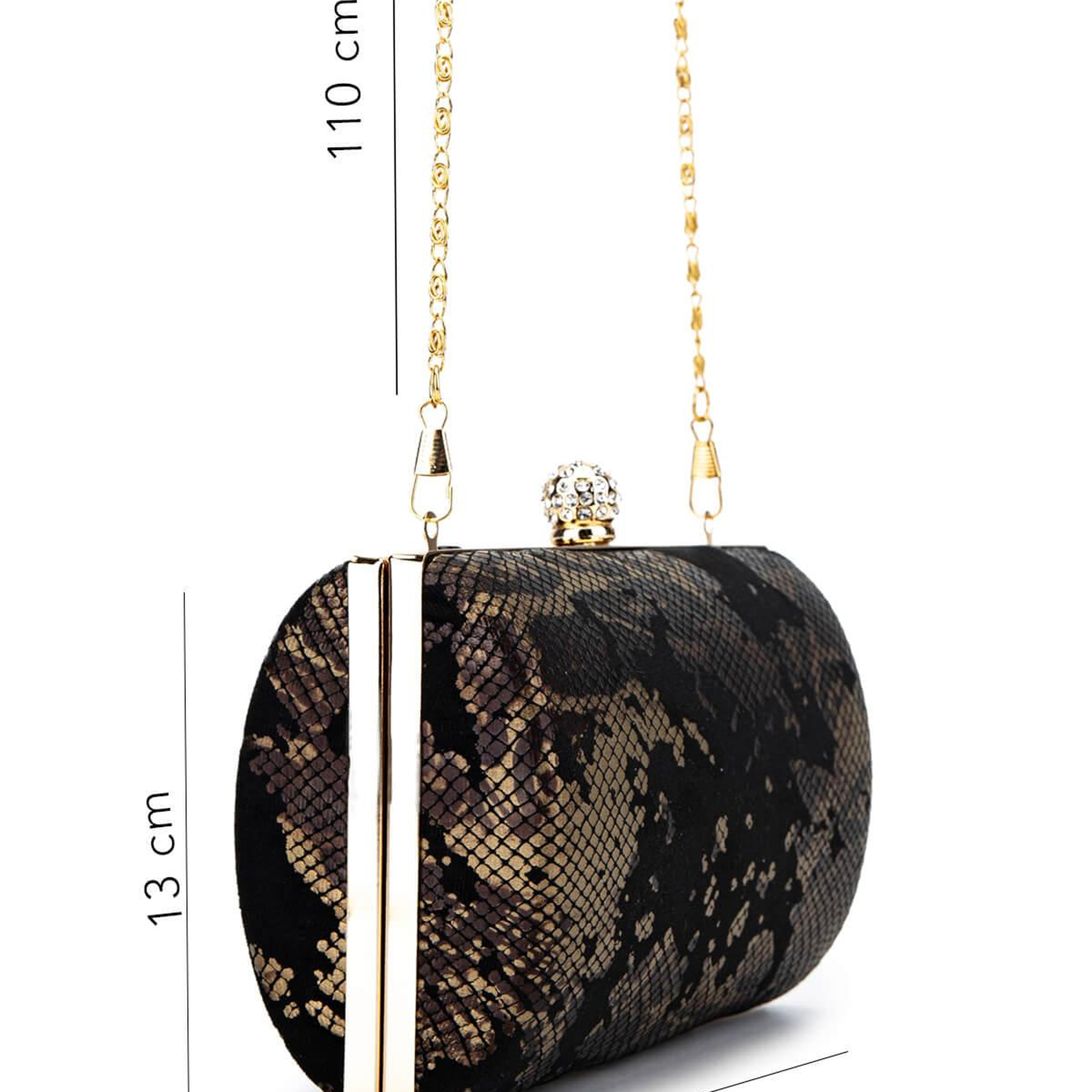 Tamer Tanca Kadın Vegan Siyah Abiye Çanta