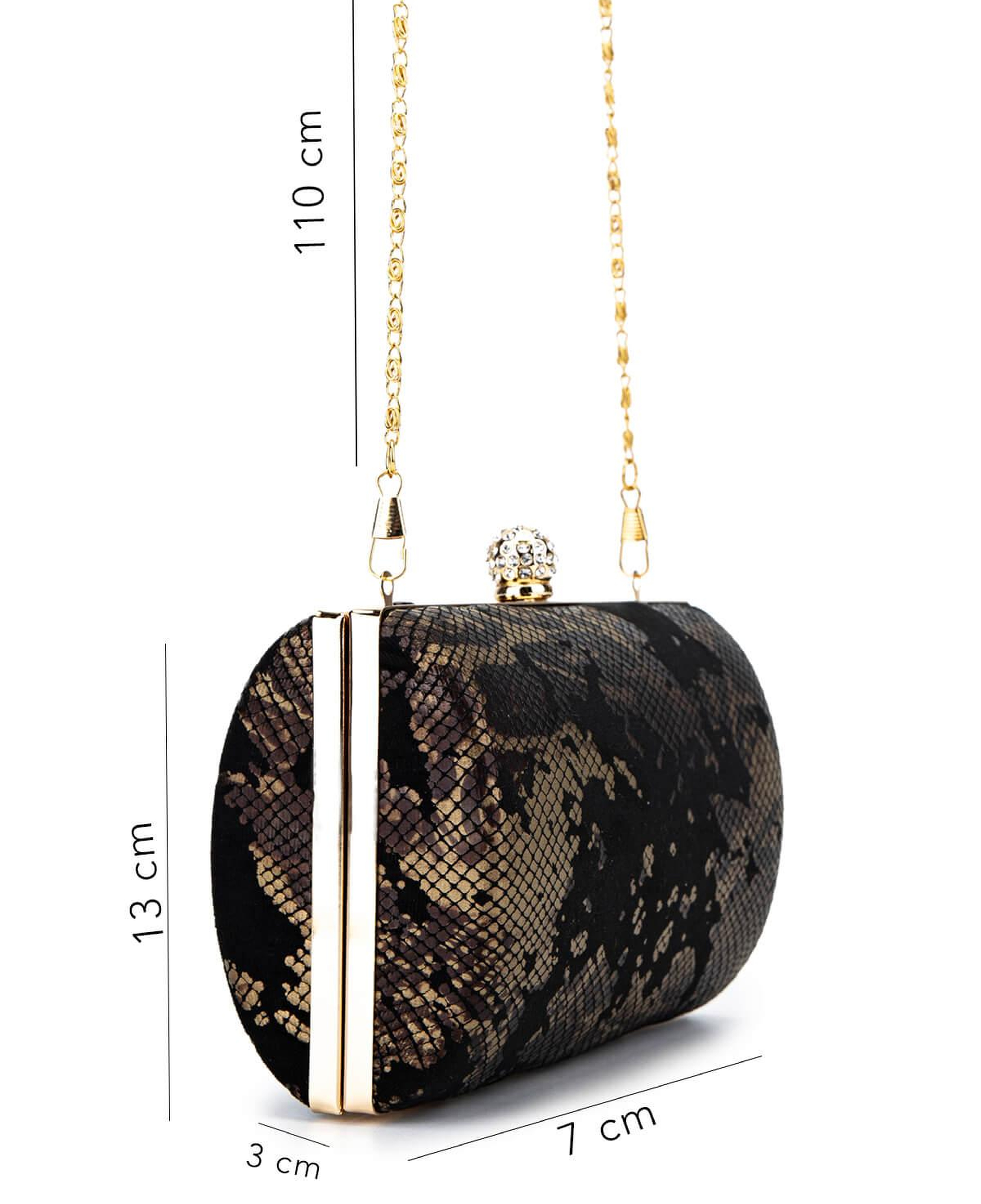 Tamer Tanca Kadın Vegan Siyah Abiye Çanta