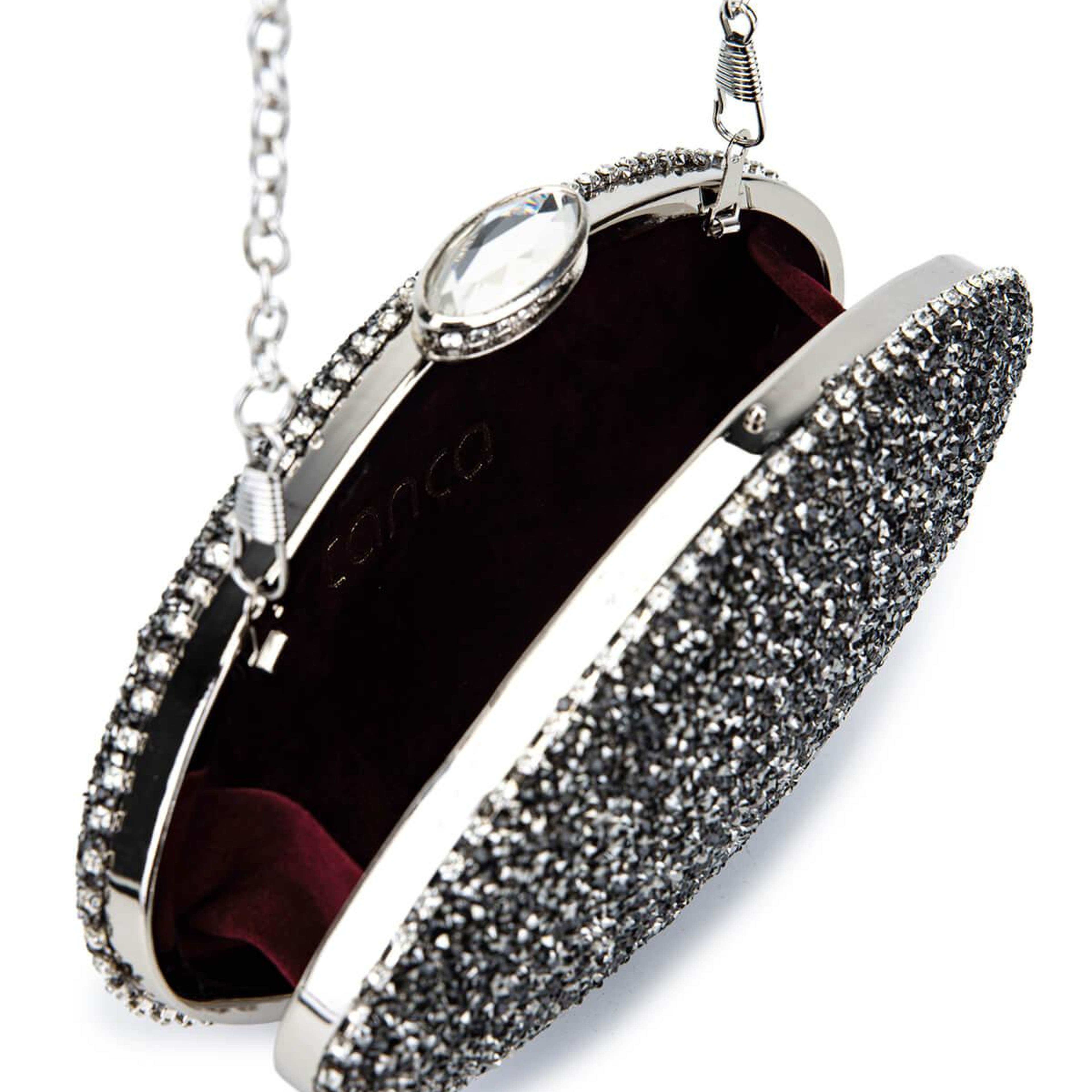 Tamer Tanca Kadın Vegan Antrasit Abiye Çanta